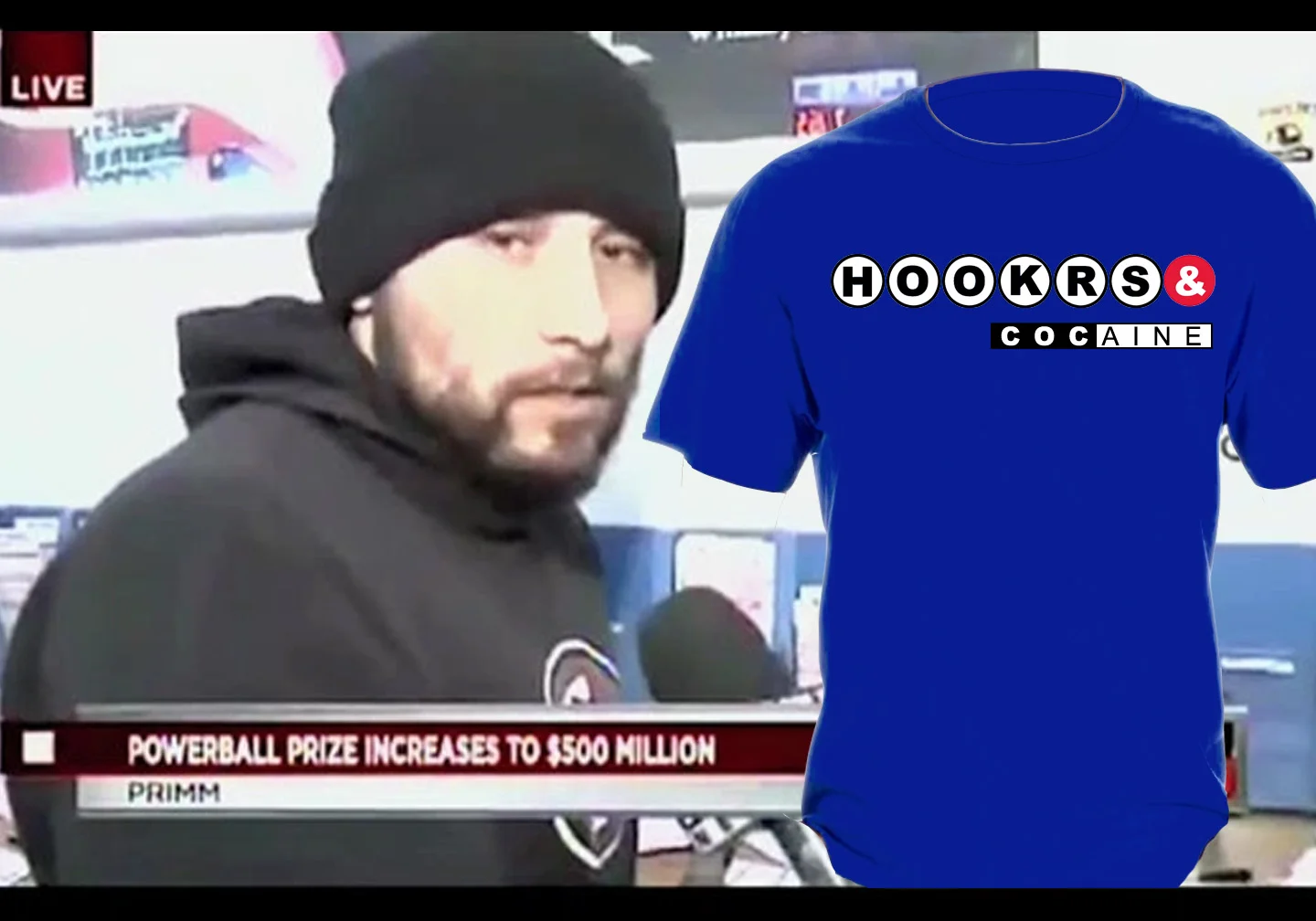 HOOKERS AND COCAINE, the real reason people play the Powerball