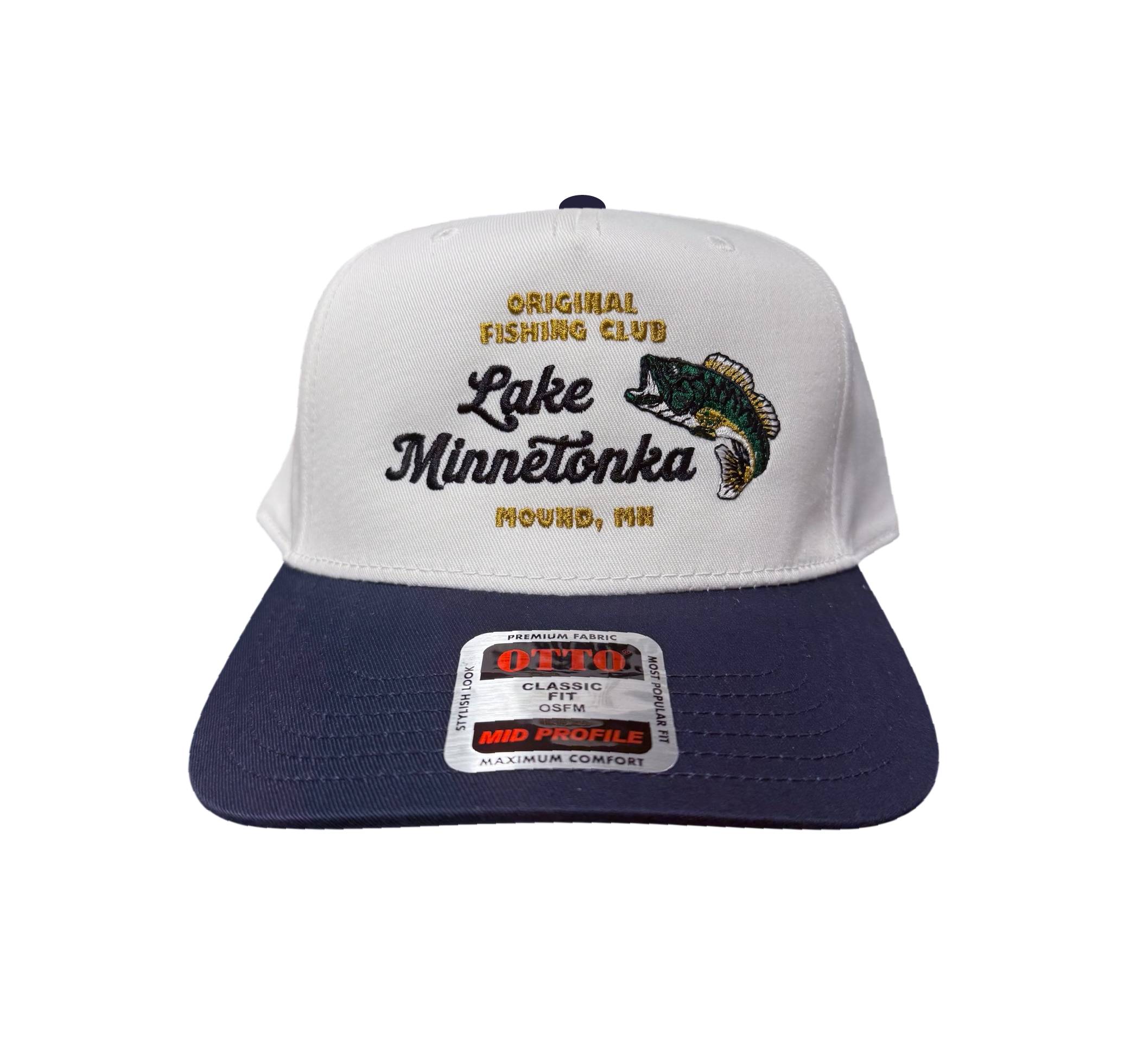 Vintage Minnetonka Fishing Club Snapback Hat