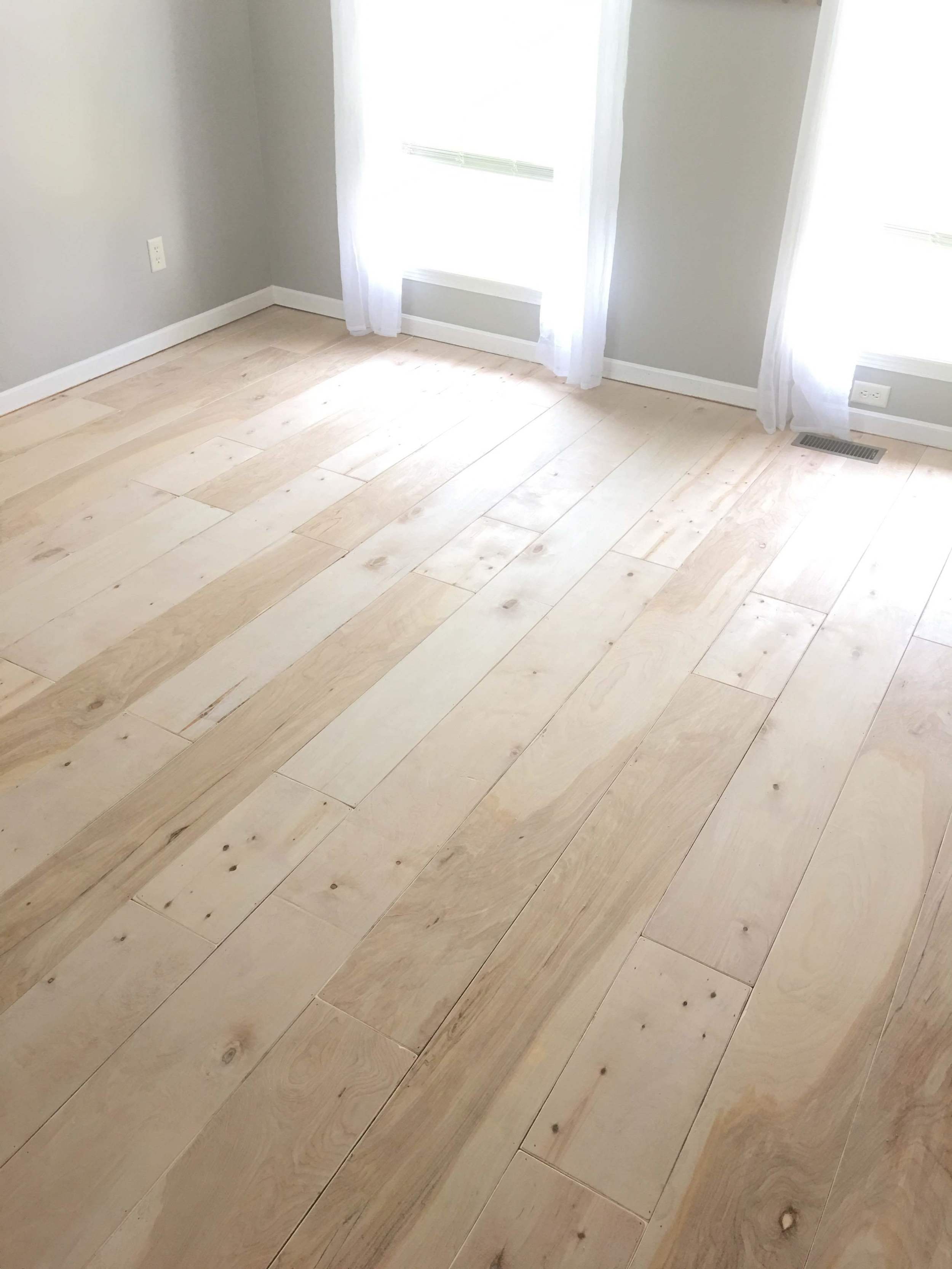 Plywood Turned Hardwood Flooring Diy, How To Make Plywood Floors Look Like Hardwood
