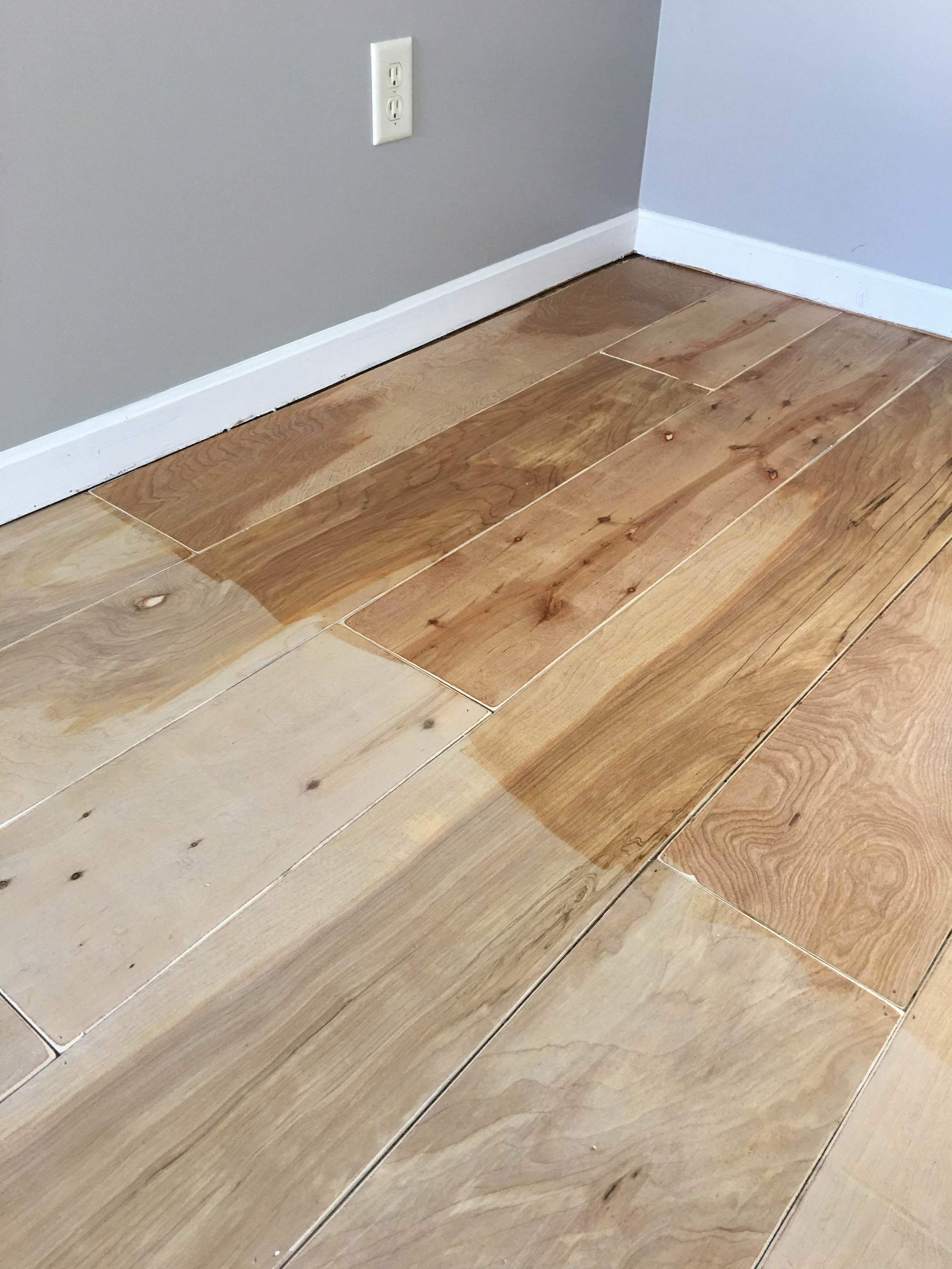 Plywood Turned Hardwood Flooring Diy, How To Make Plywood Look Like Hardwood Floors
