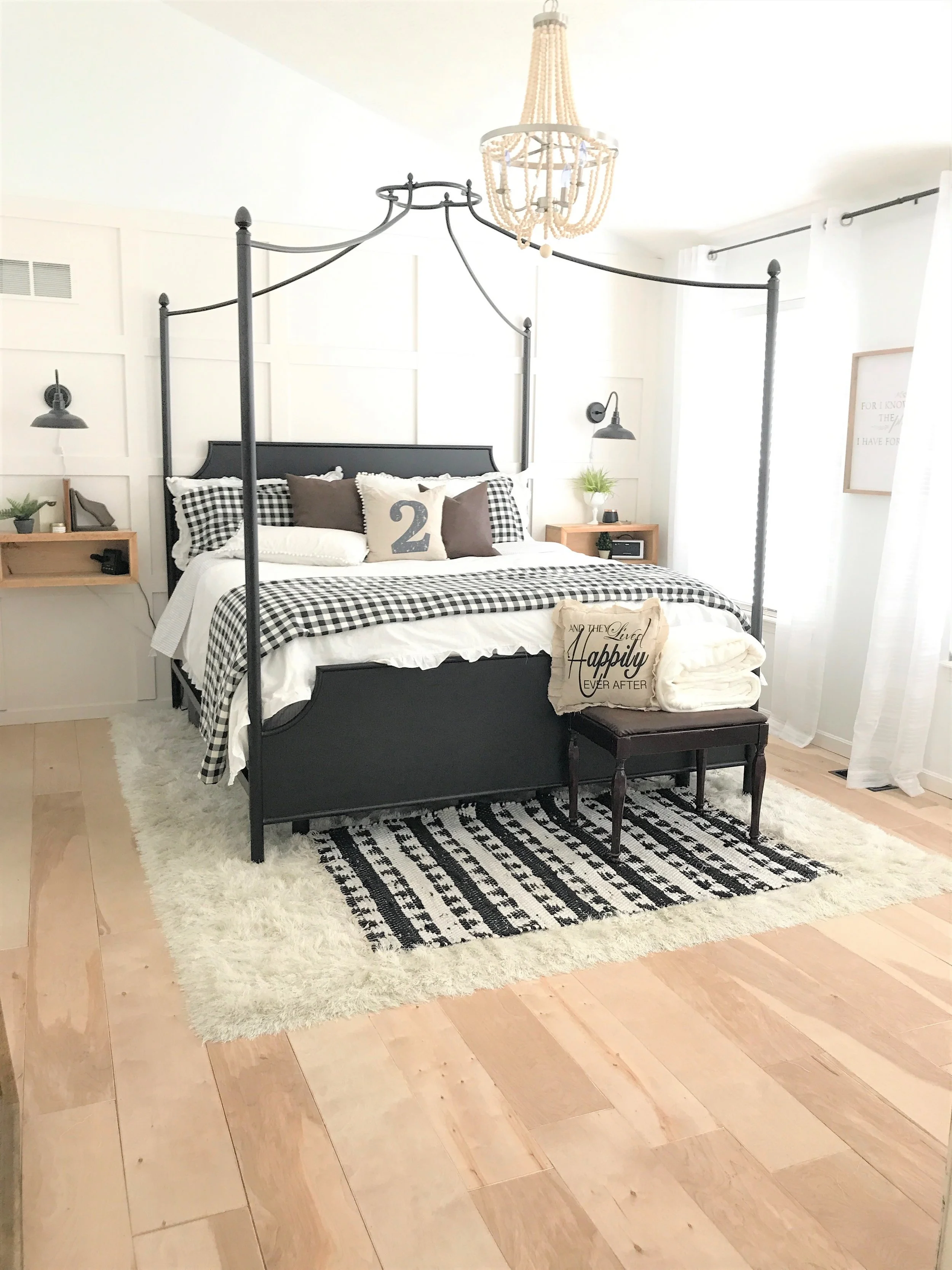 Modern Farmhouse Bedroom Makeover 