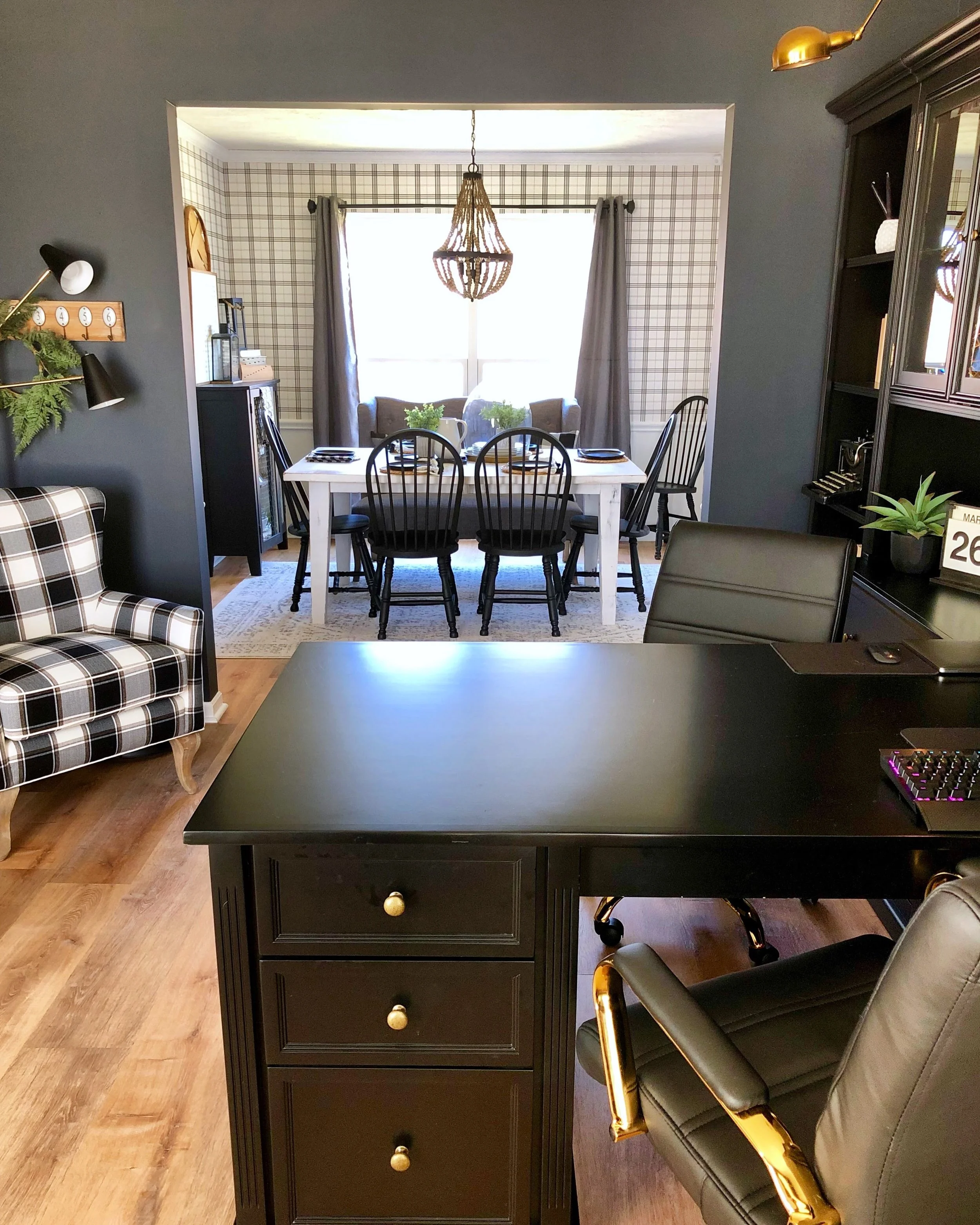 Home Office Makeover — The Other Side of Neutral