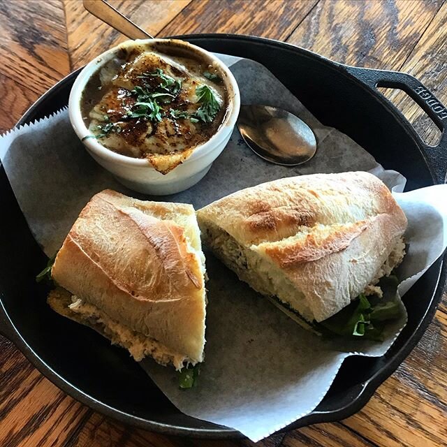 It’s a Chicken Salad Sandwich and French Onion Soup type of day for sure 👌🏽
•
•
#provisionsway #frechbistro
#roswellprovisions #cantonstreet