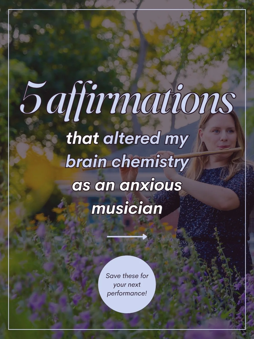 Have you fallen into the trap of needing perfect physical conditions to perform?

I had.

For years, I was so focused on finding ease in body while practicing, that when nerves snuck in and left my breathing shallow and tight, I felt like I could onl