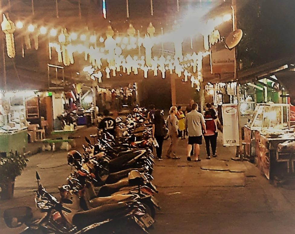 The night market in Mae Sot.
