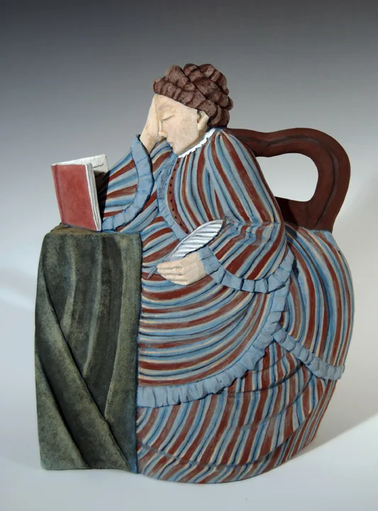 Louisa May Alcott Teapot