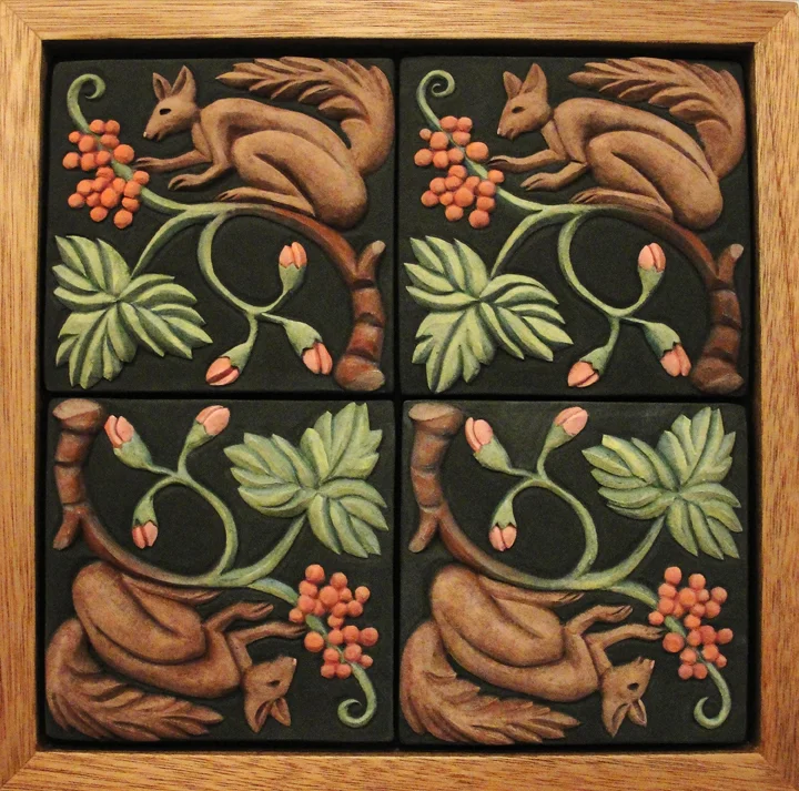 Squirrel on a Branch Tiles