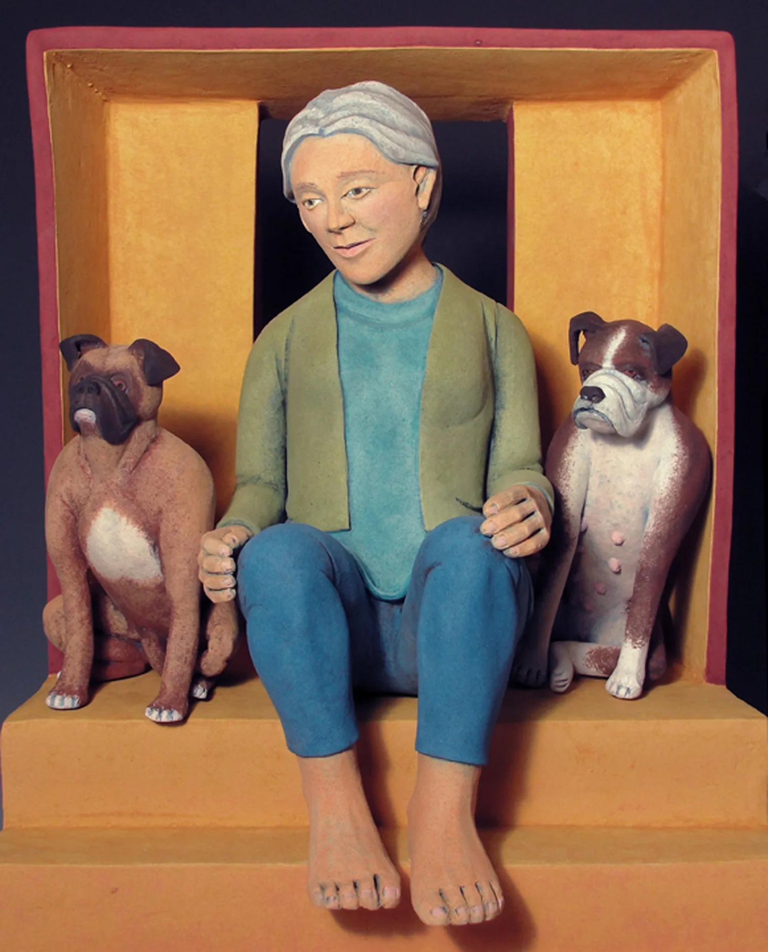 At Home With Amos and Mona, detail