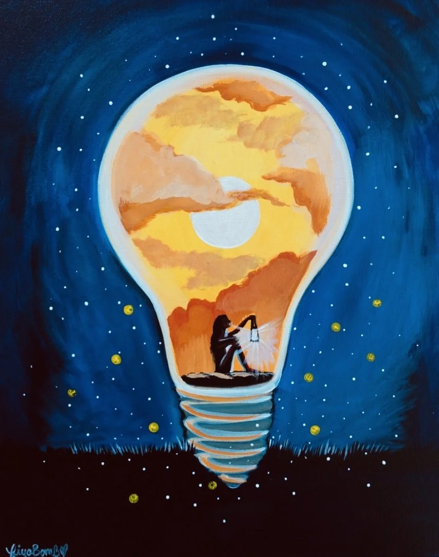 "Be Your Own Light" 11x14 Matted Print