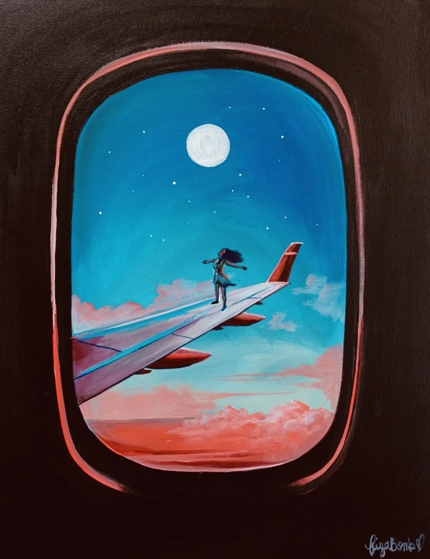 "Where My Memory Finds You" 11X14 Matted Print