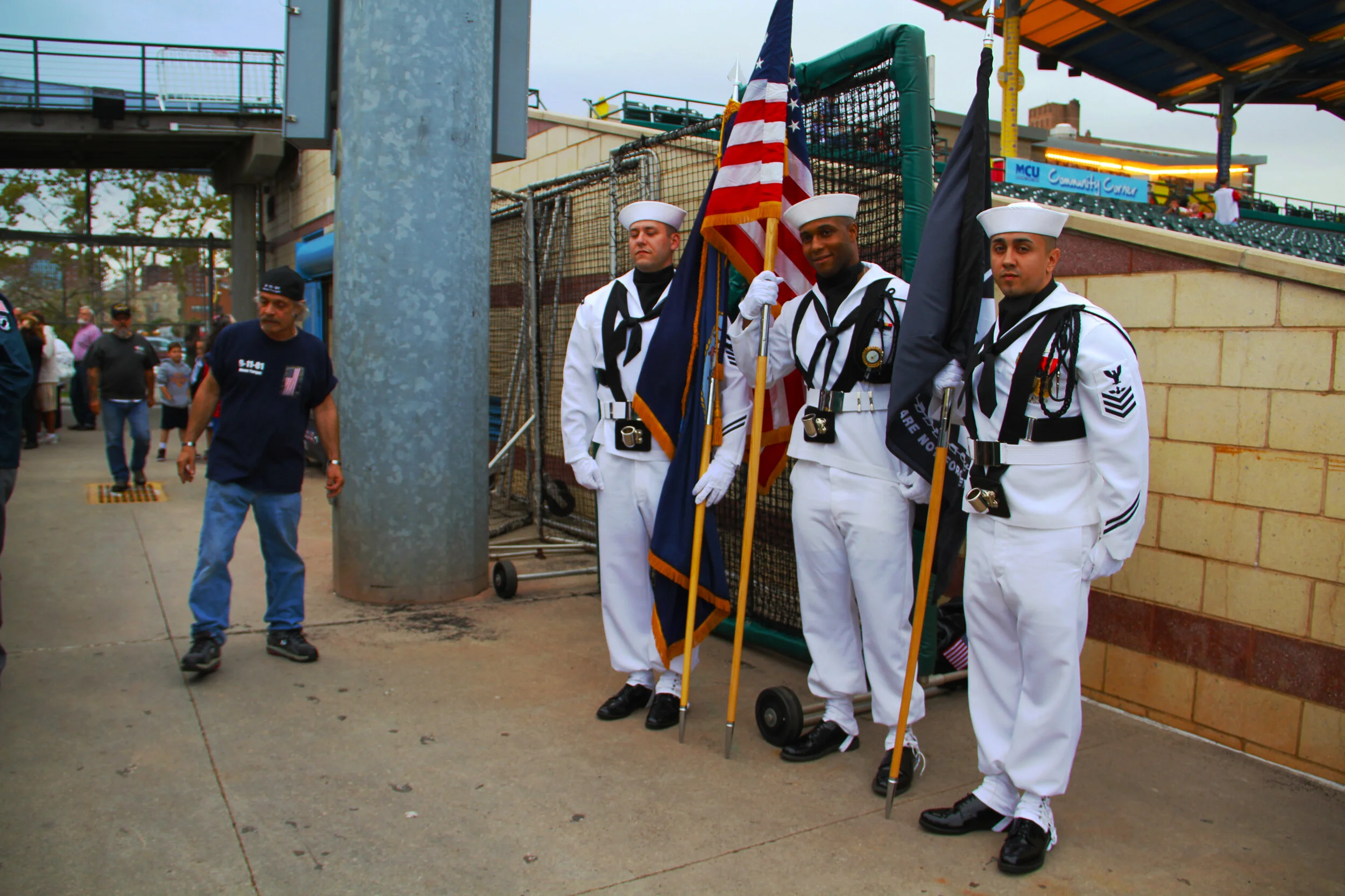 Tribute to America’s Veterans & those lost due to 9/11. Cyclone Stadium, Brooklyn, NY. Photo: Cierra Mazzola – groundzerovolunteersflag.org – ALL RIGHTS RESERVED.