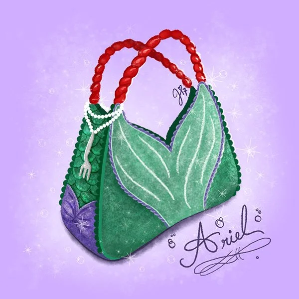  ARIEL BEACH BAG [NOT FOR SALE- DESIGNED FOR PERSONAL USE ONLY],  DIGITAL  