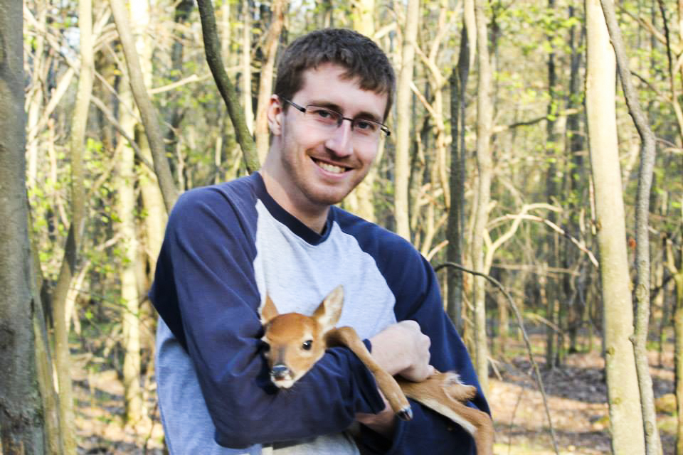 In May of 2014, I was able to help put together a photo package for a story about a deer ranch. This was the first time I ever held a fawn in my arms.