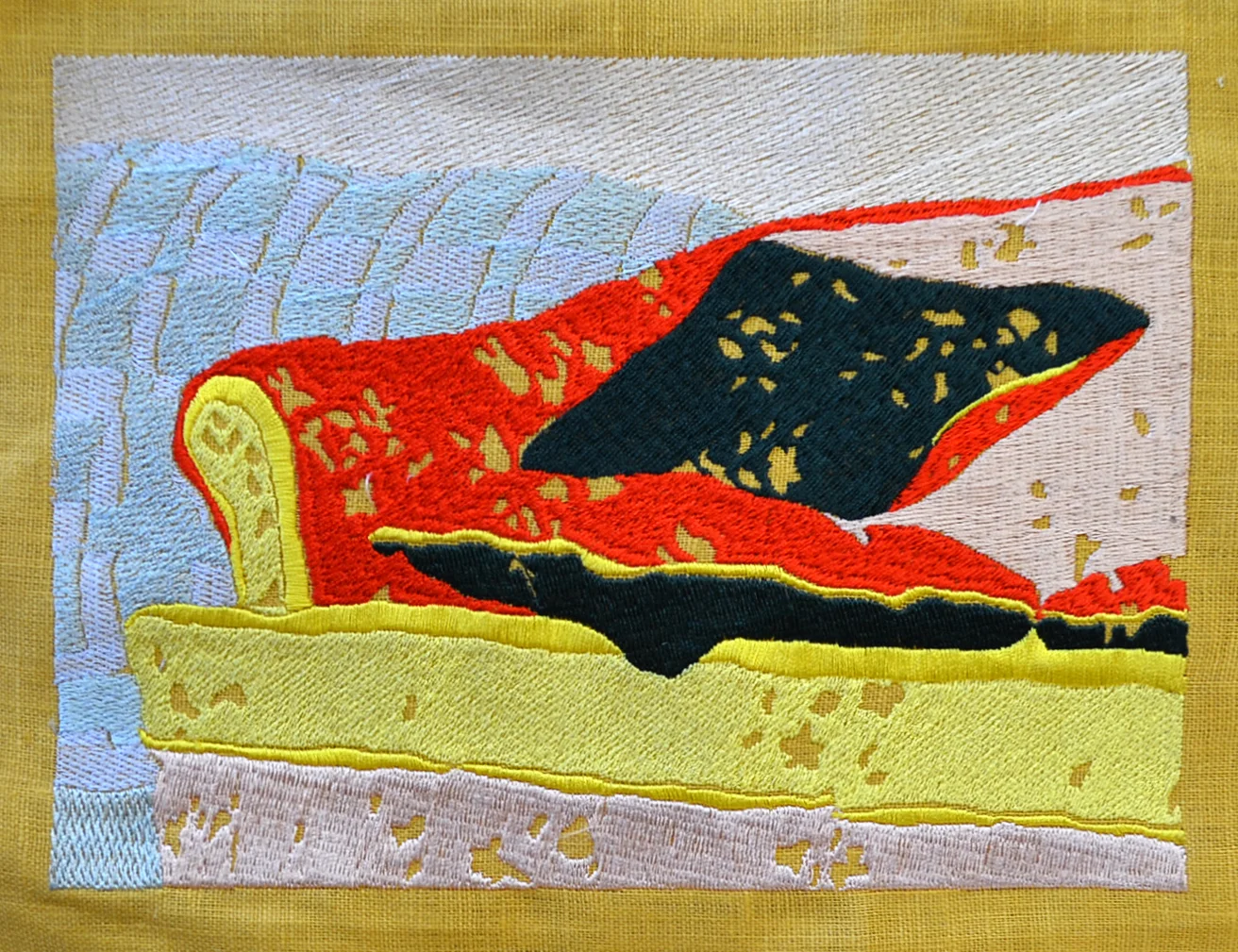 Embroidered Couch No. 3
