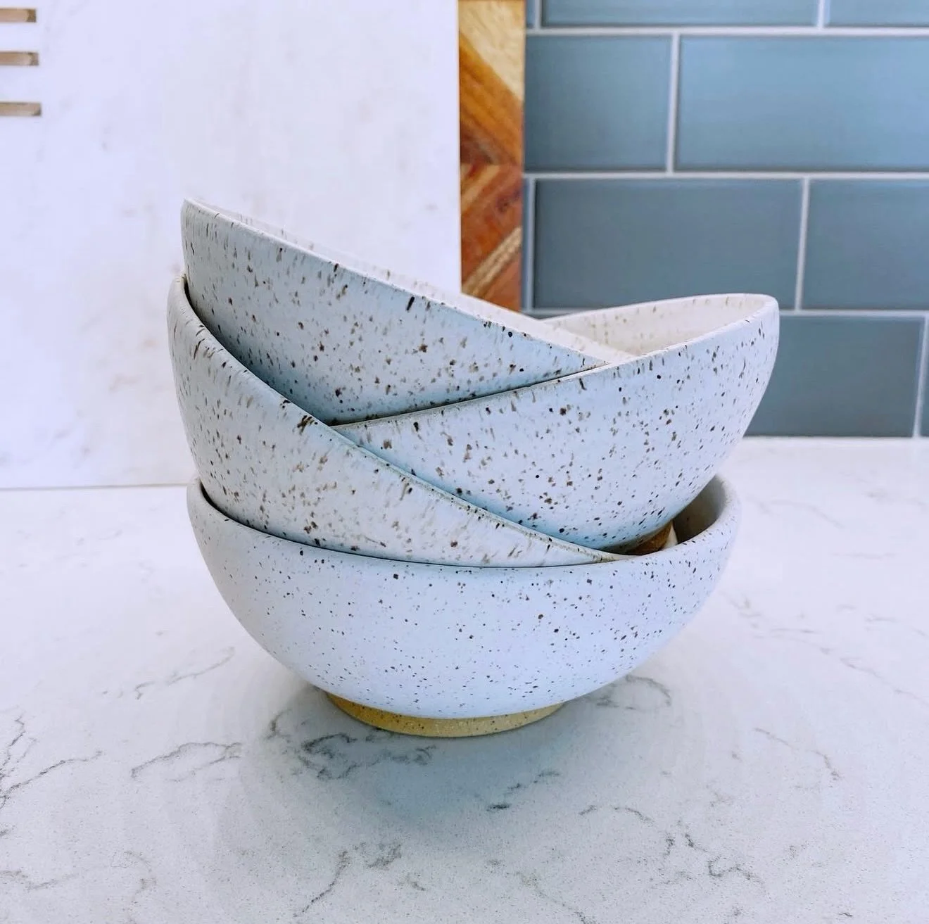 Custom set of bowls from a few years ago ⚪️⚪️⚪️⚪️