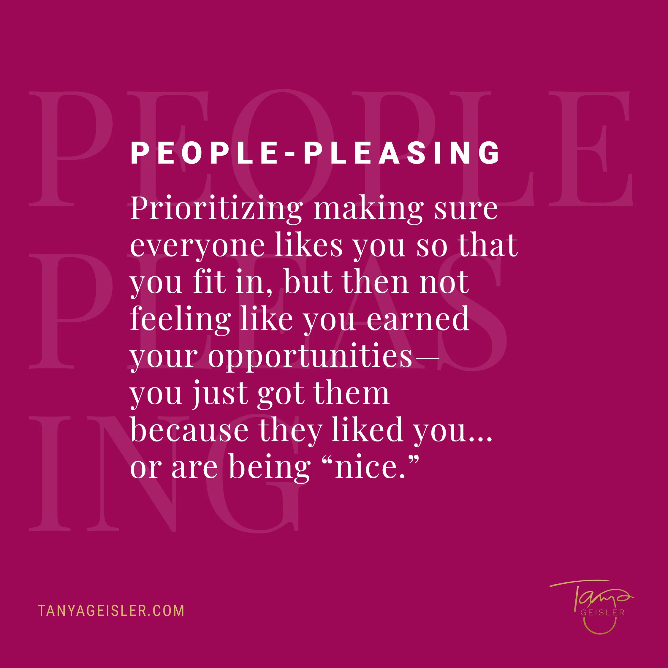 Stop Saying “Sorry” As a Coping Mechanism: People Pleasing & Imposter ...