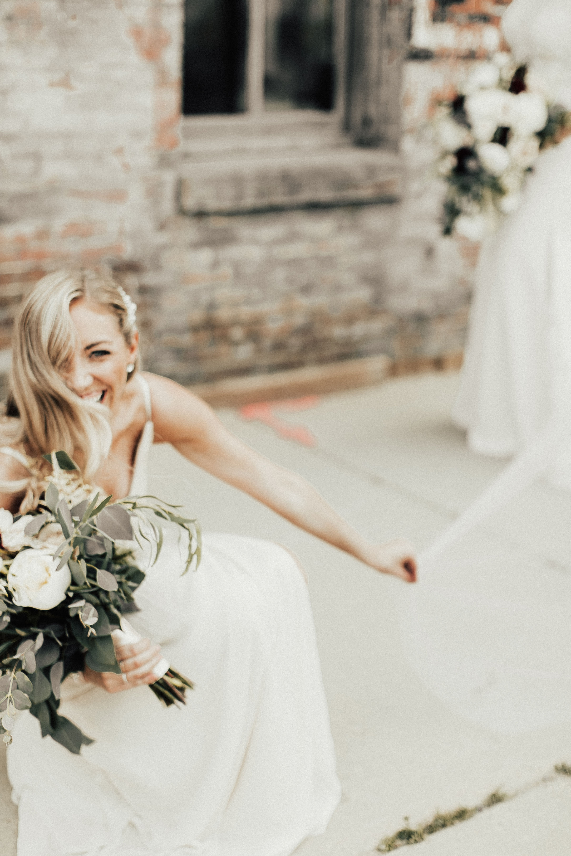 Maid of honor duties…anything to get the shot!