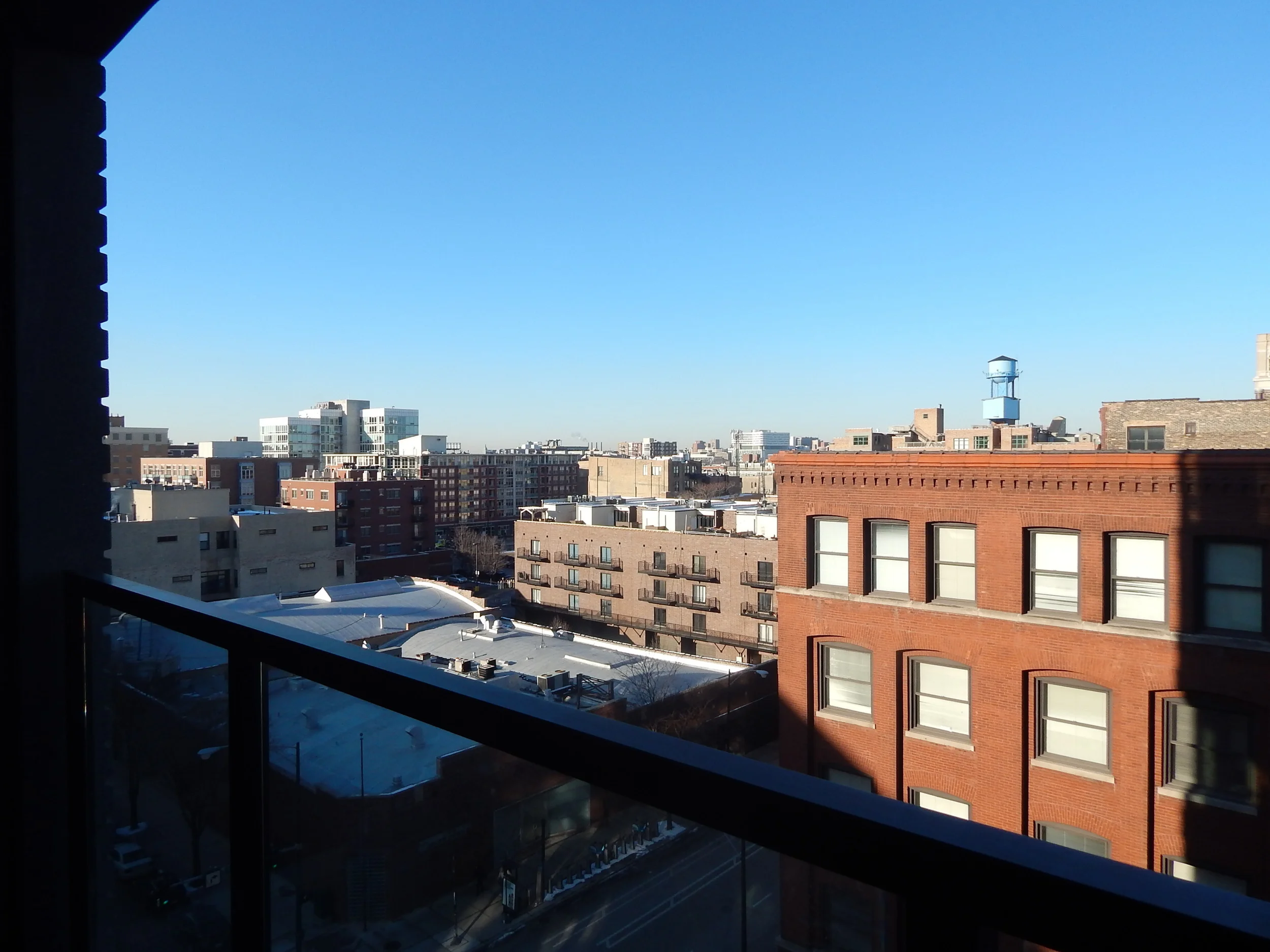 View from the apartment balcony