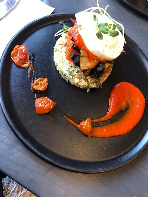 Another amazing dish. All veggies and quinoa and tasted like dessert! 