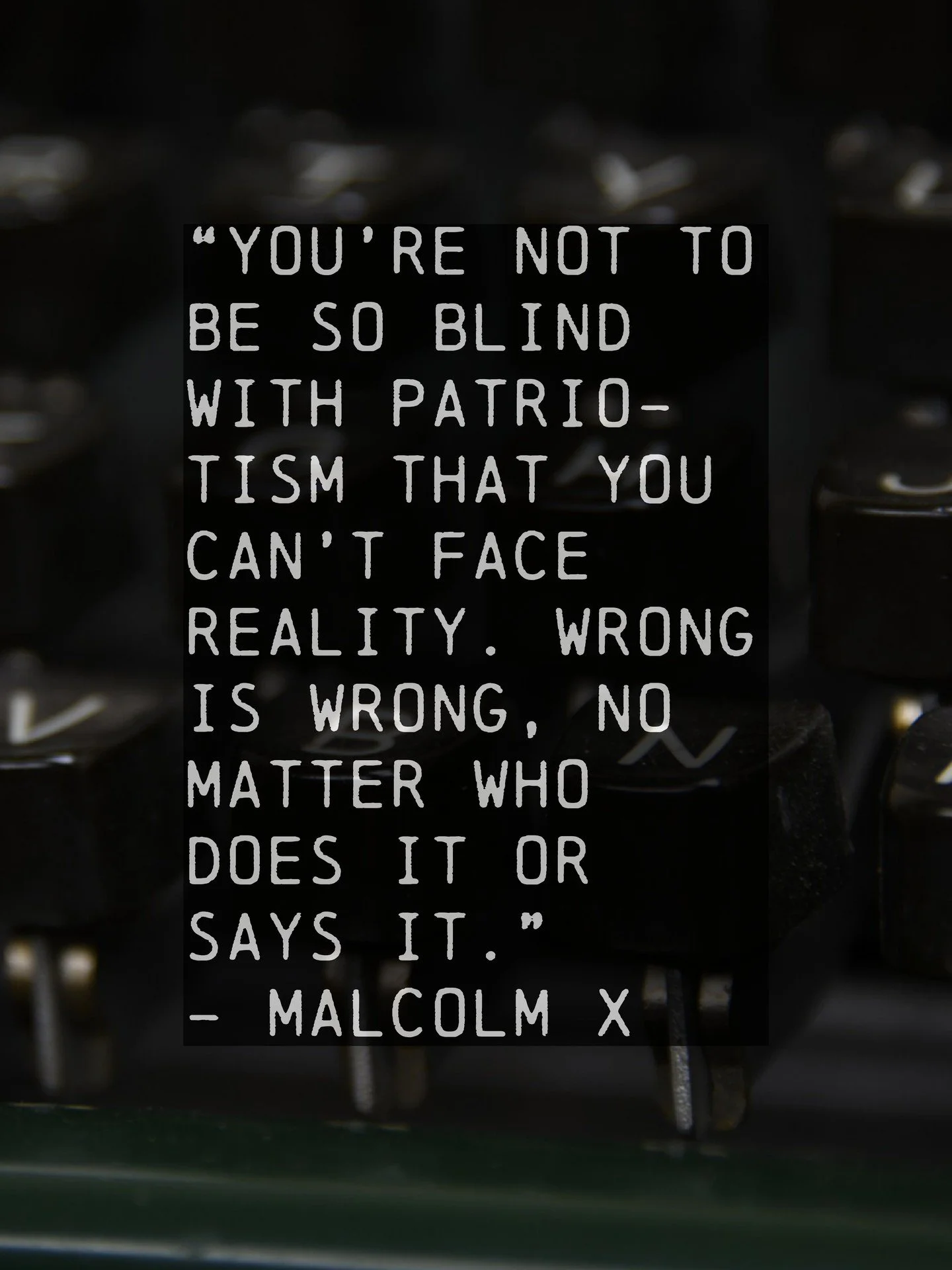 Today's timely QUOTE OF THE DAY comes from Malcolm X in his book By Any Means Necessary. Don't forget to VOTE!

Follow 👉 @thomaskelleherwrites 👈

#thomaskelleherwrites #author #authors #writing #writer
