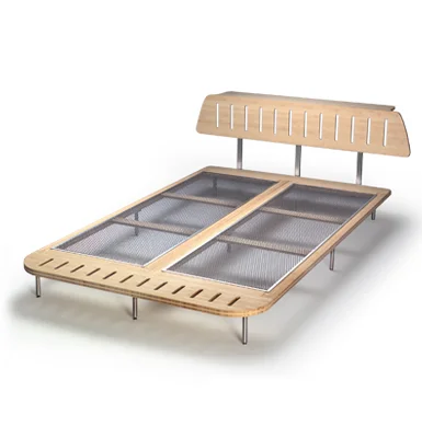 QUEEN BED IN BAMBOO