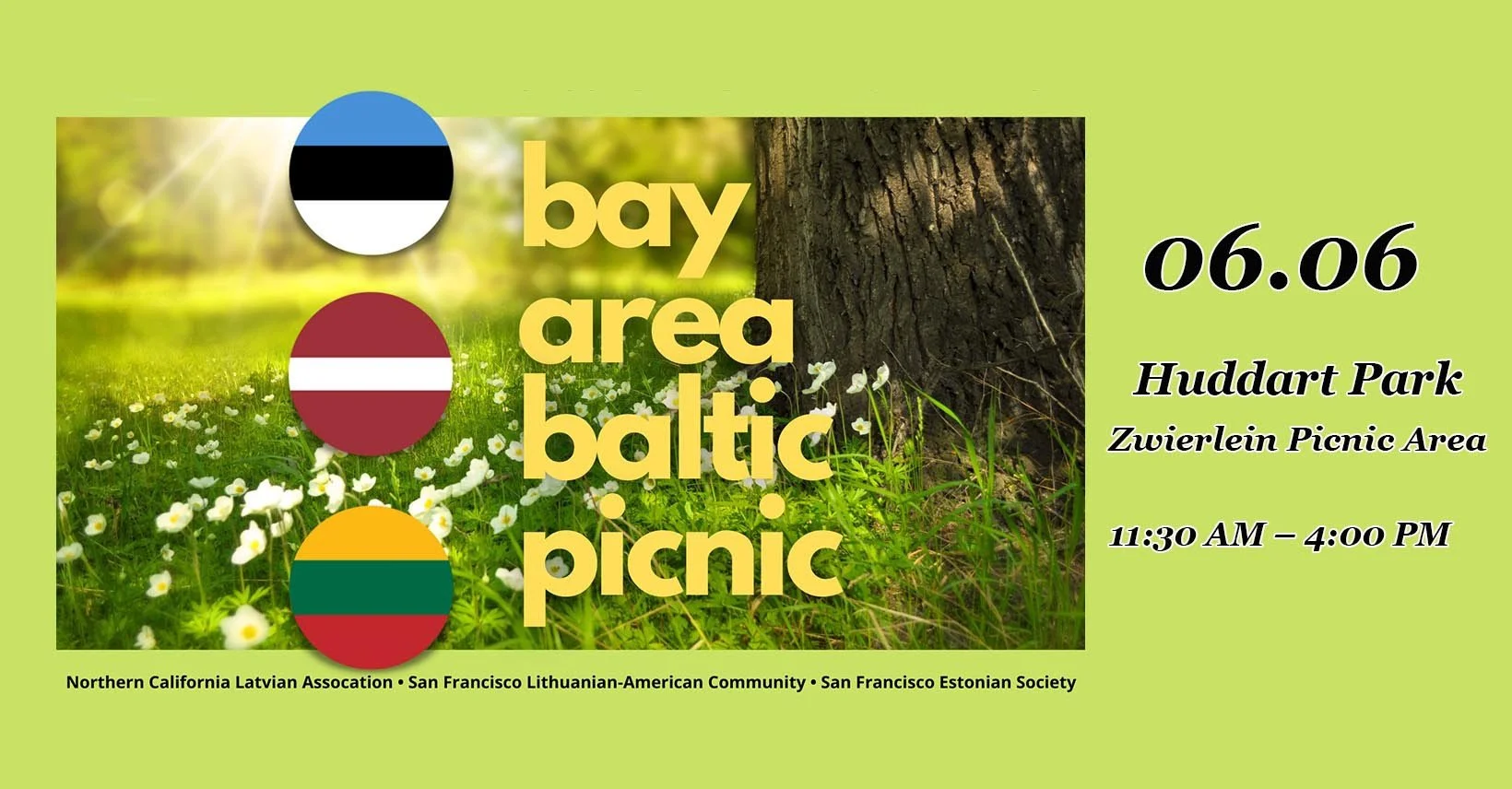 Bay Area Baltic Piknikas (06.06, Woodside)