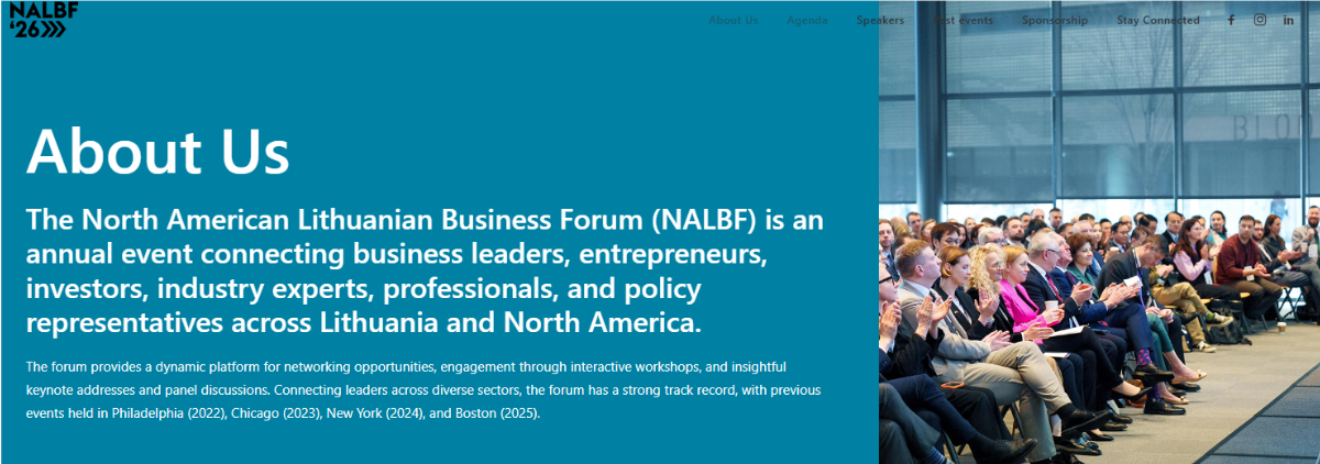 NALB (North American Lithuanian Business) Forumas (04.27-4.30, Los Angeles) 