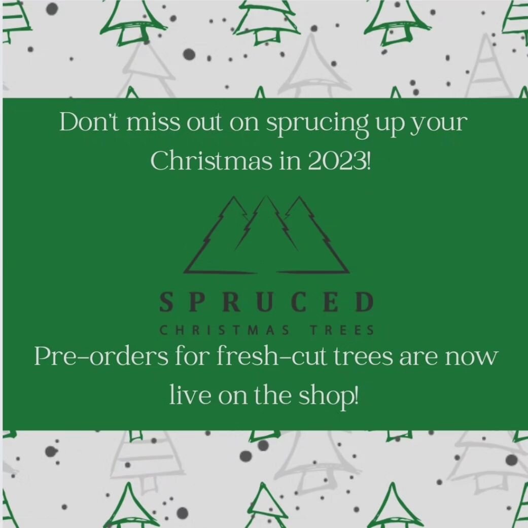 The shops are getting ready for Christmas🎁 and we are too - pre order your fresh cut tree today! 🌲