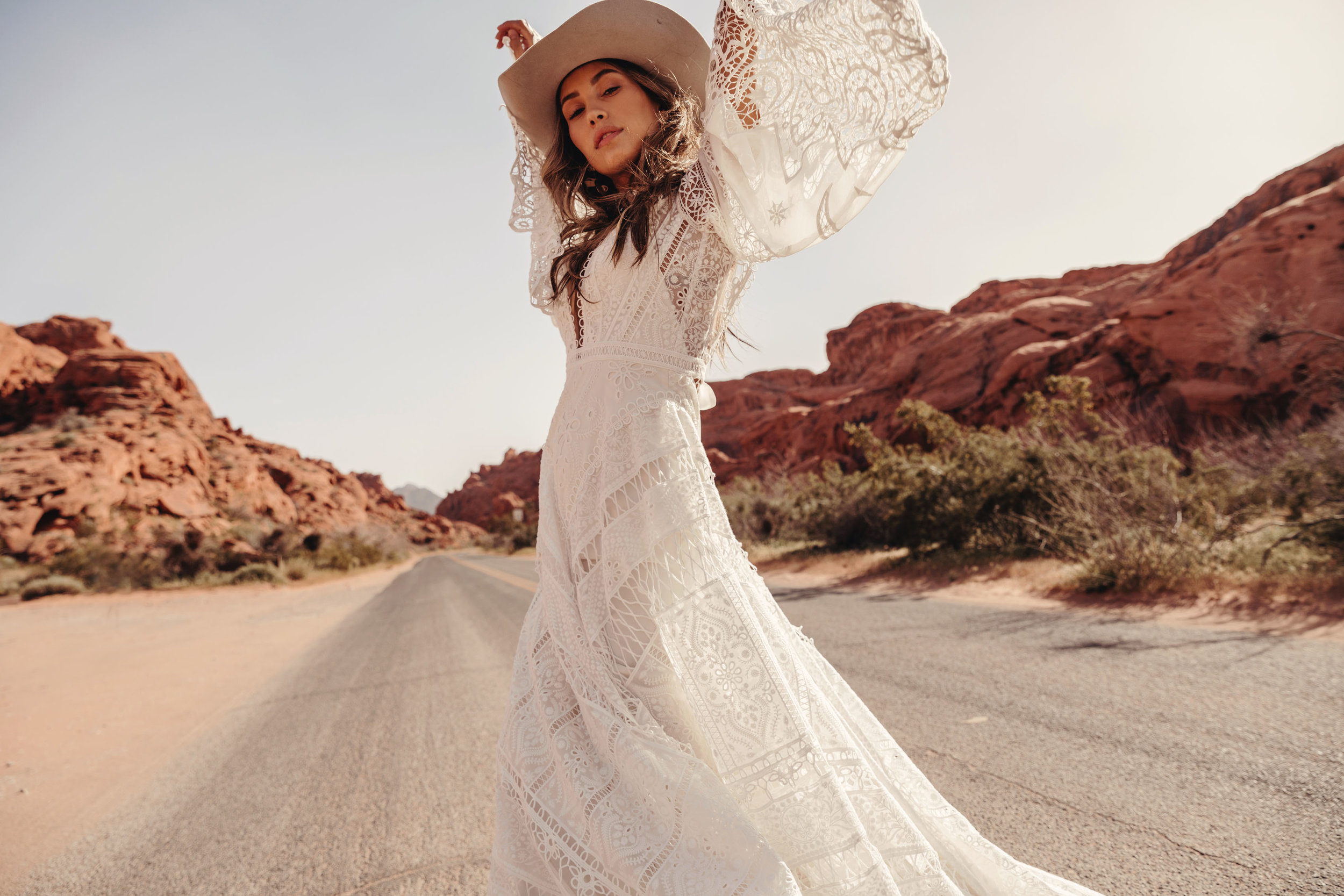  Harvest Moon Gown | Rue De Seine | Rue De Seine Bridal | Moonrise Canyon Collection 2019 | wild west inspired | free spirited bride | bohemian | modern bride | boho bride | boho wedding | wedding gown | bridal gown | western style, Kaftan silhouette