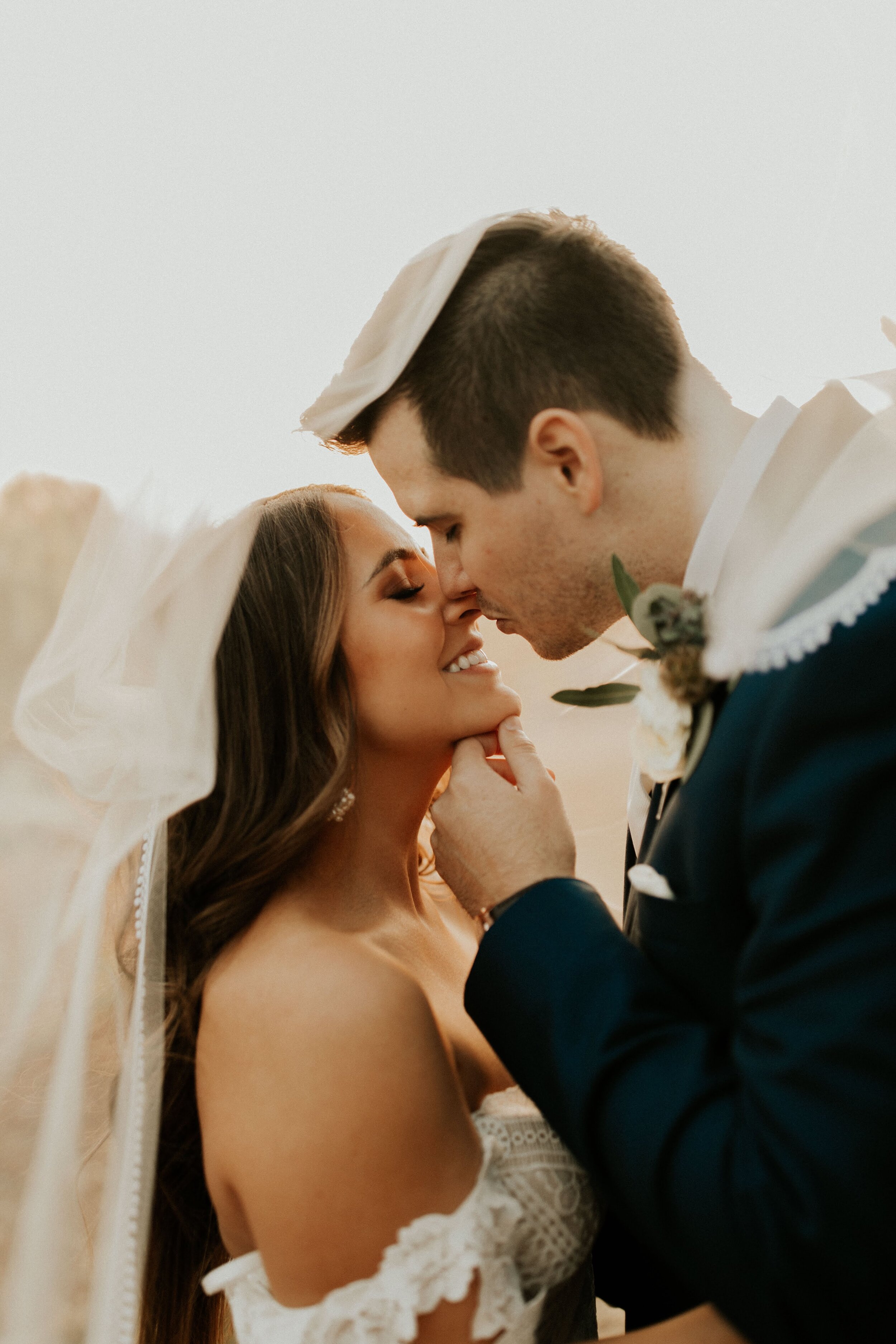 Boho california vineyard wedding  Gown: Rue De Seine via Swoon Bridal Reno NV | Veil: Sara Gabriel | Earrings: A.B. Ellie | Photographer: Taylor Kern | Venue: Helwig Winery | Florals: Esmae Floral