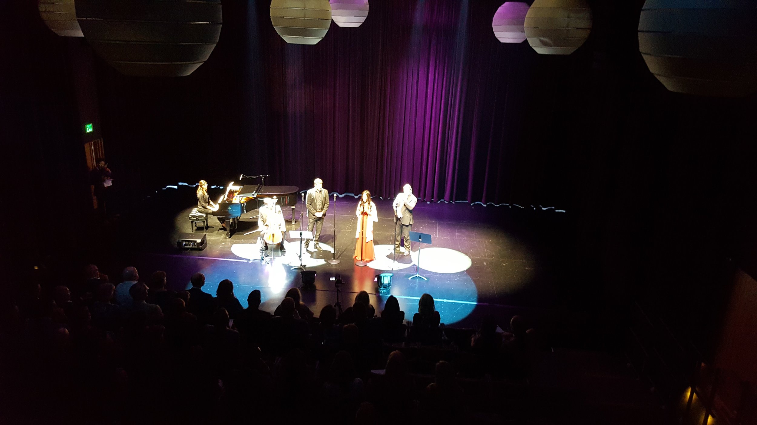 Audio engineering at 'The Black Box' in Eccles Theater