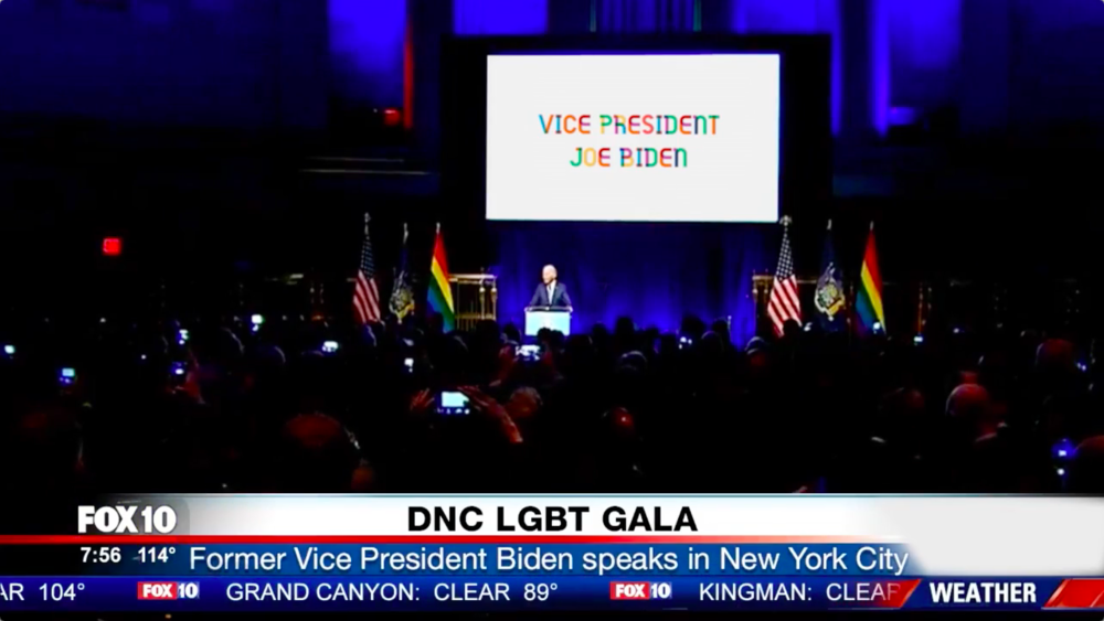 Vice President, Joe Biden proudly represented us at the National Democrat Convention.