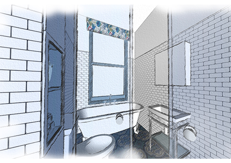 Aruba Bathroom - Concept Visual