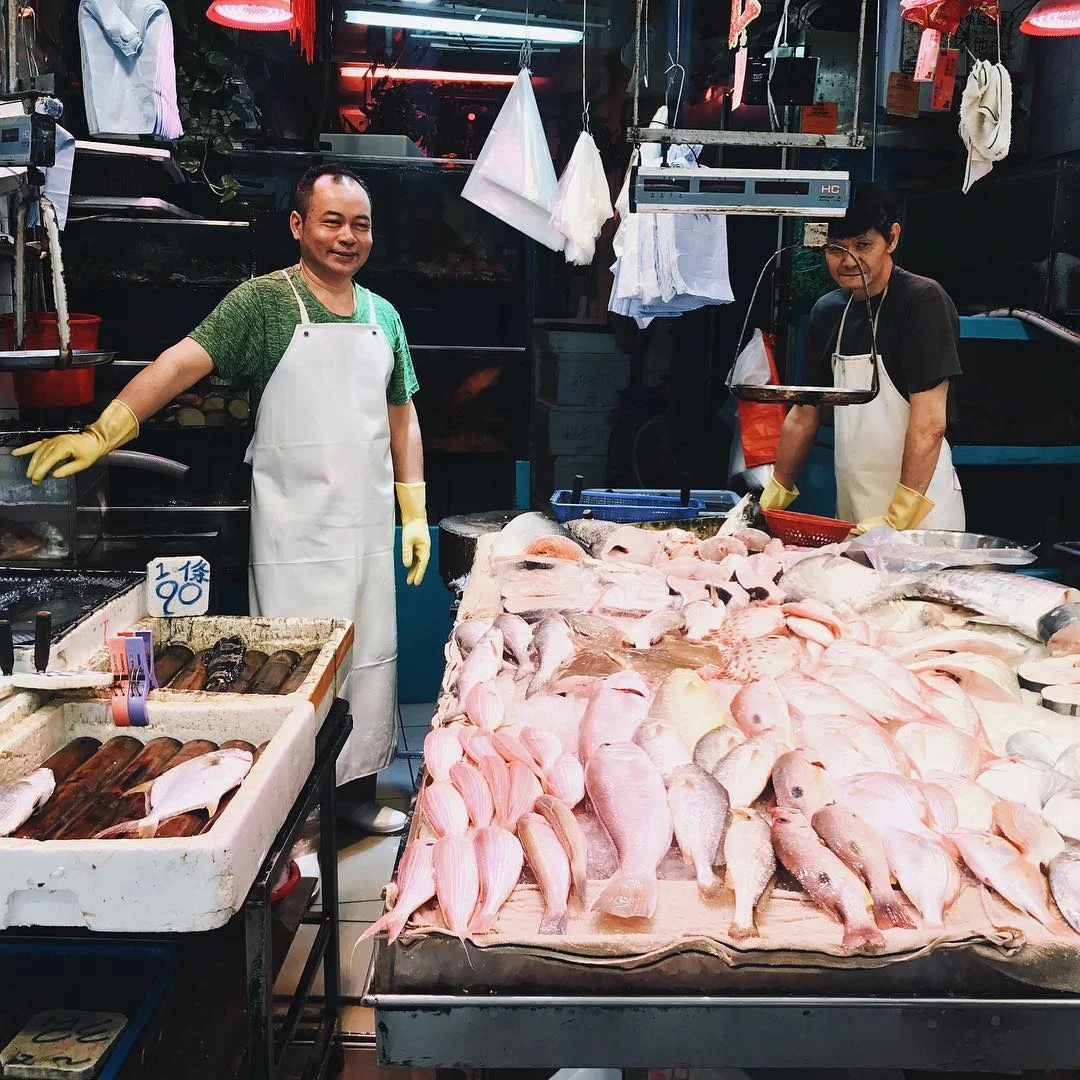 Business is still open as usual at the local markets. Photo by Ashley Yue