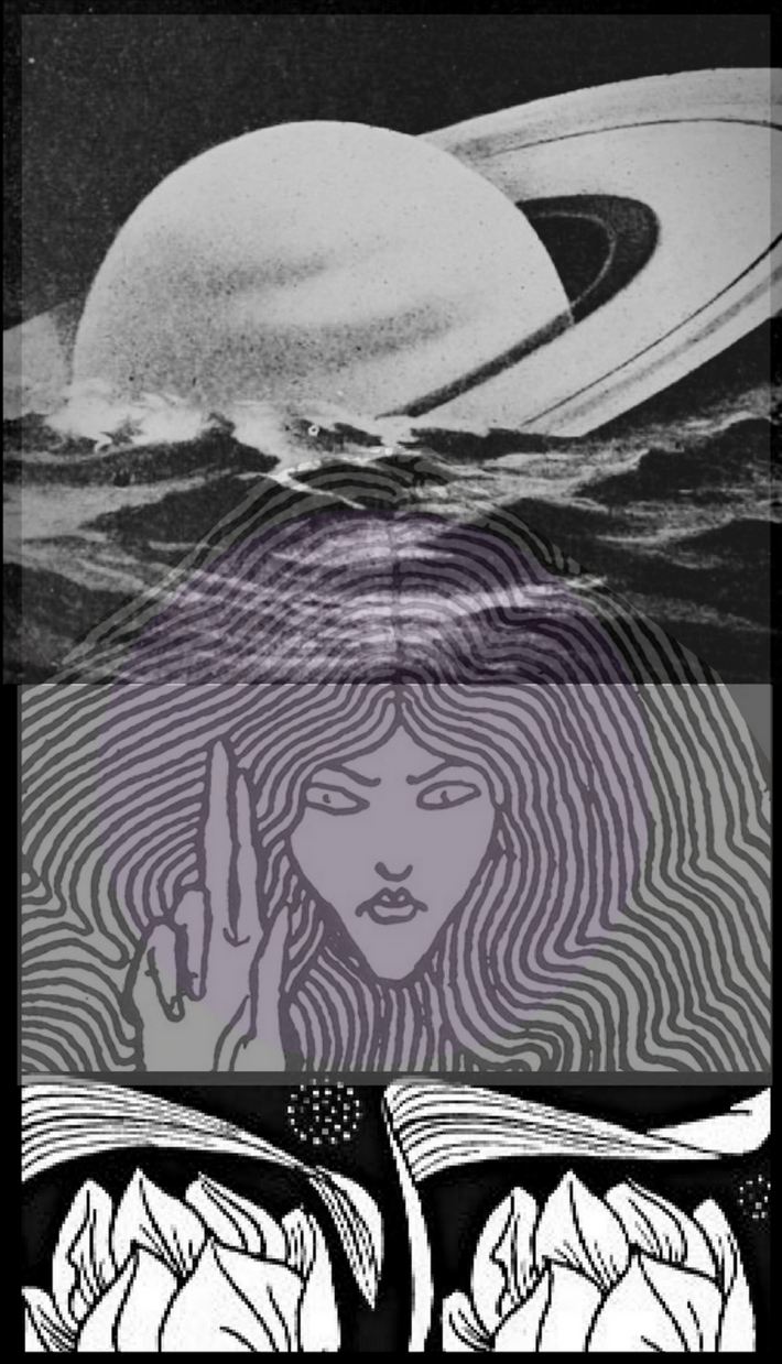 Saturn's hard kiss is is wrapped with seconds, minutes and hours. 