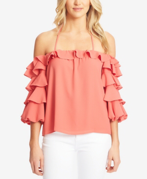  STATE Tiered Ruffled Top 