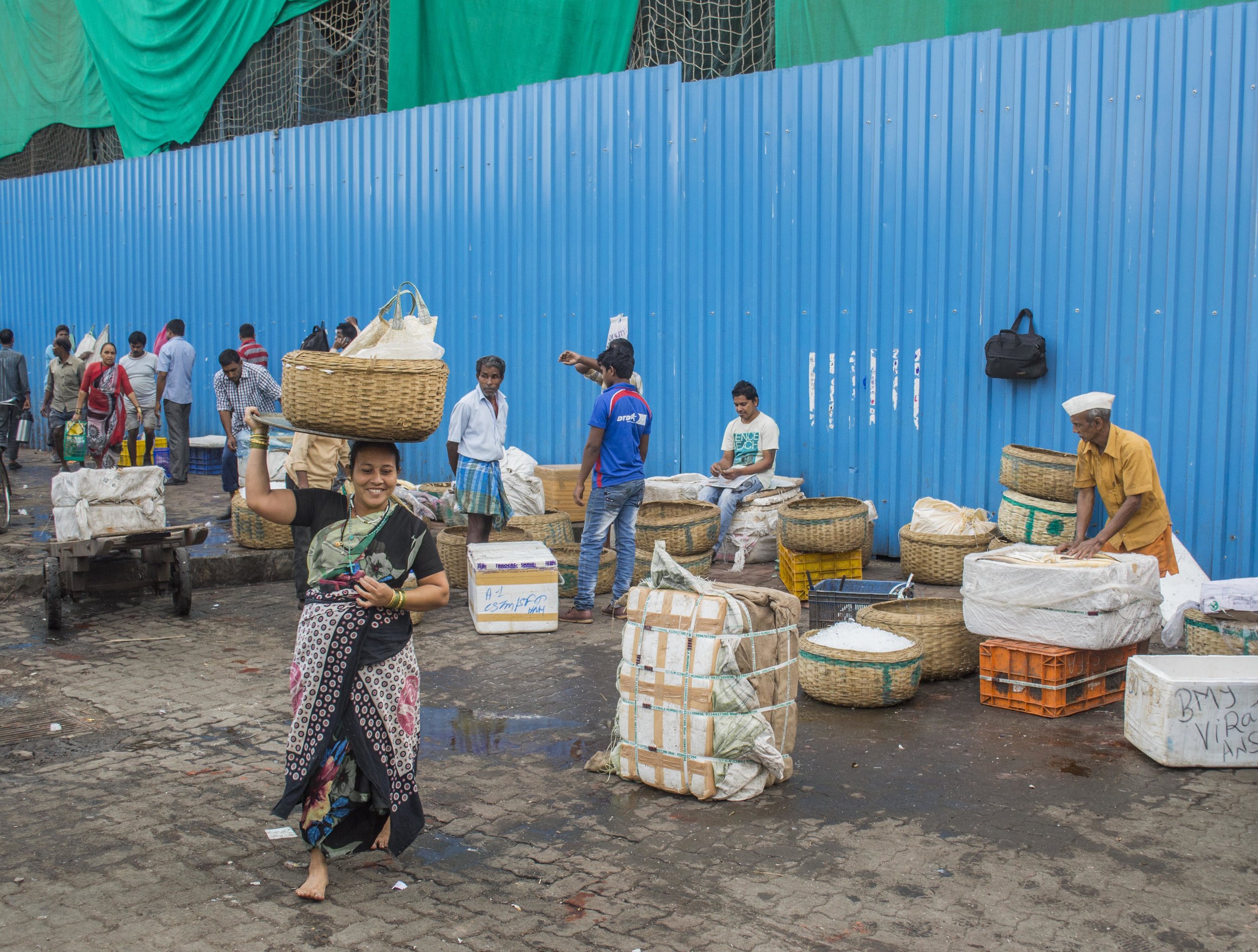 Fish market, Mumbai