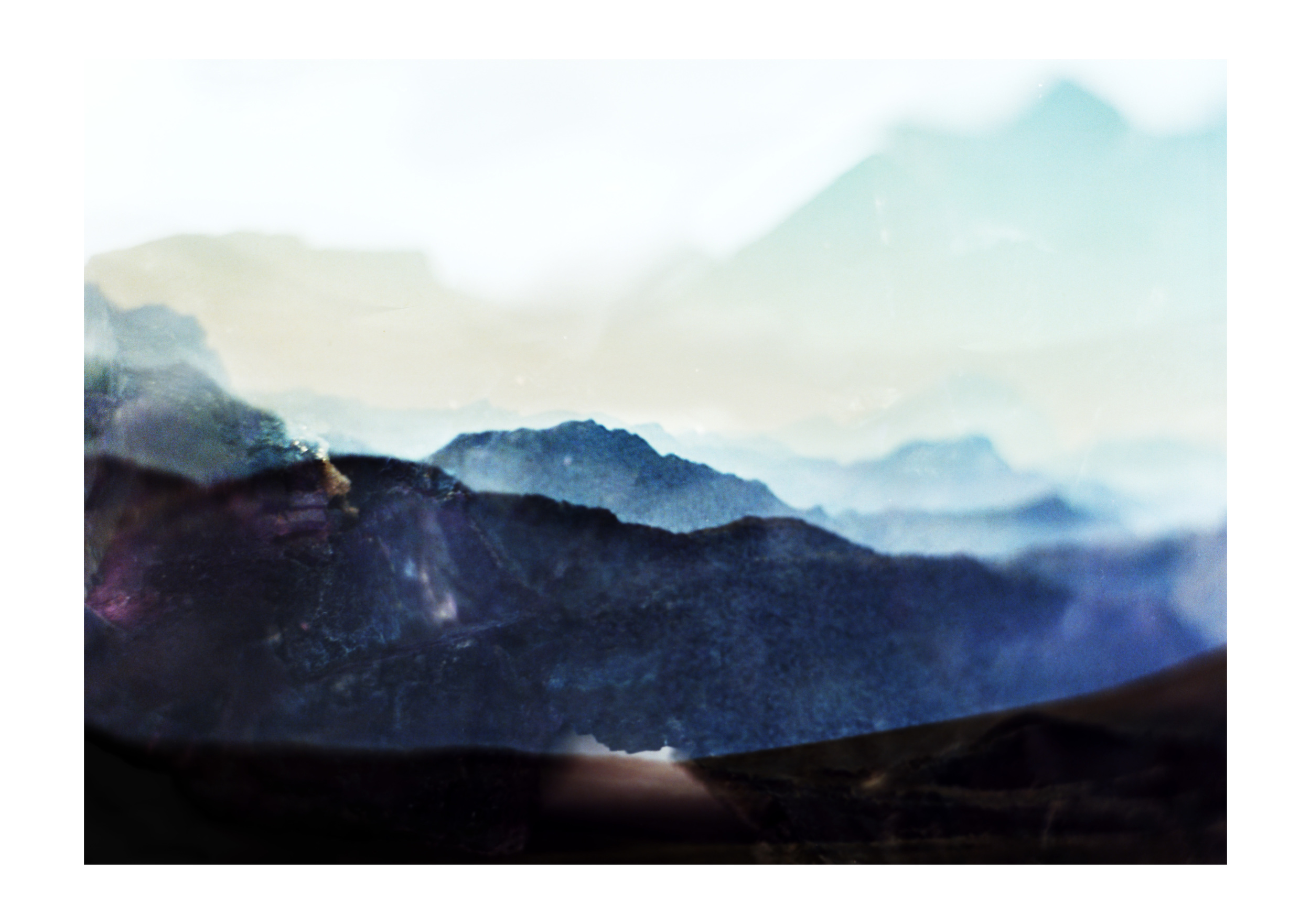 Looking Down at Knaloz , from the series Convergent Boundaries: Landscapes without Memory, Memory without Land