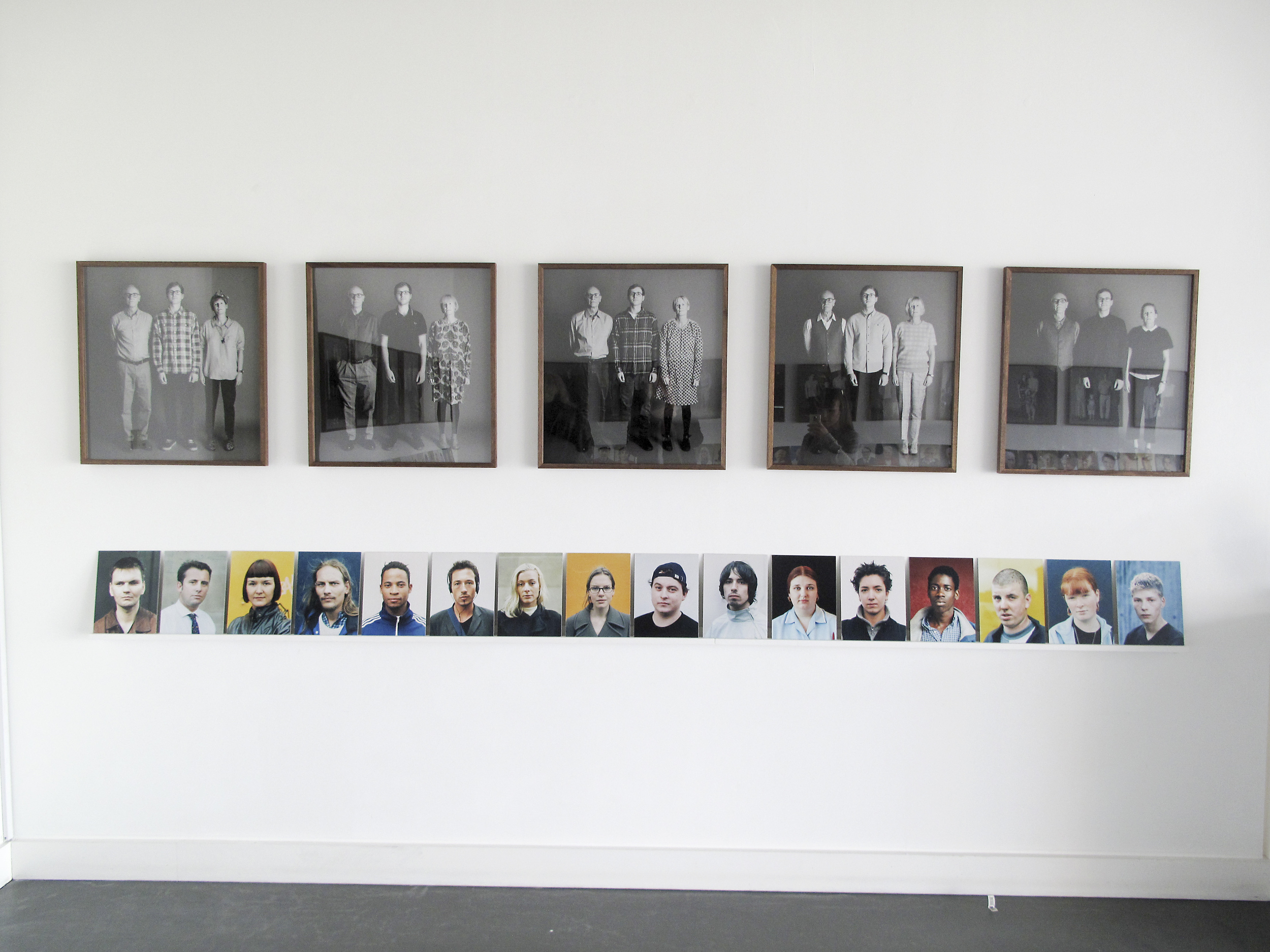 Above images, Julian Germain and Zed Nelson. Images taken by Henry Huxtable .
