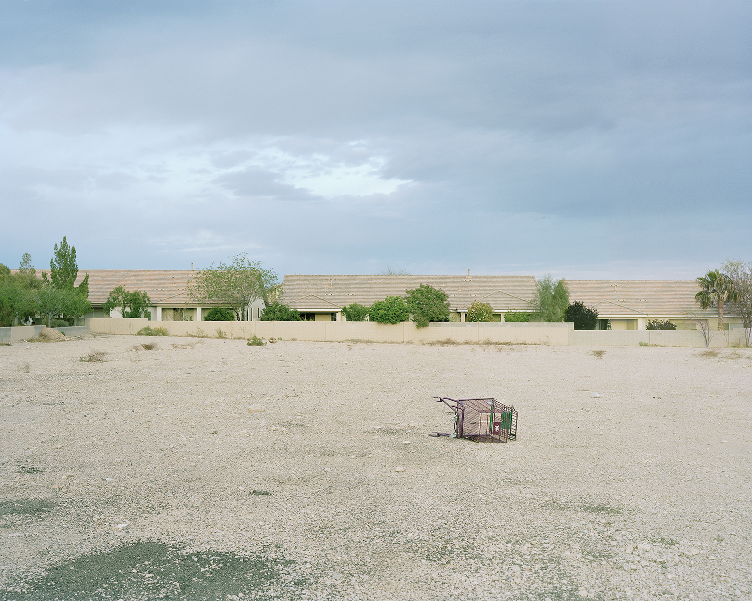 99c Store Cart, Fort Apache and Russel, Summerlin, Las Vegas from the series What makes grass grow in the desert