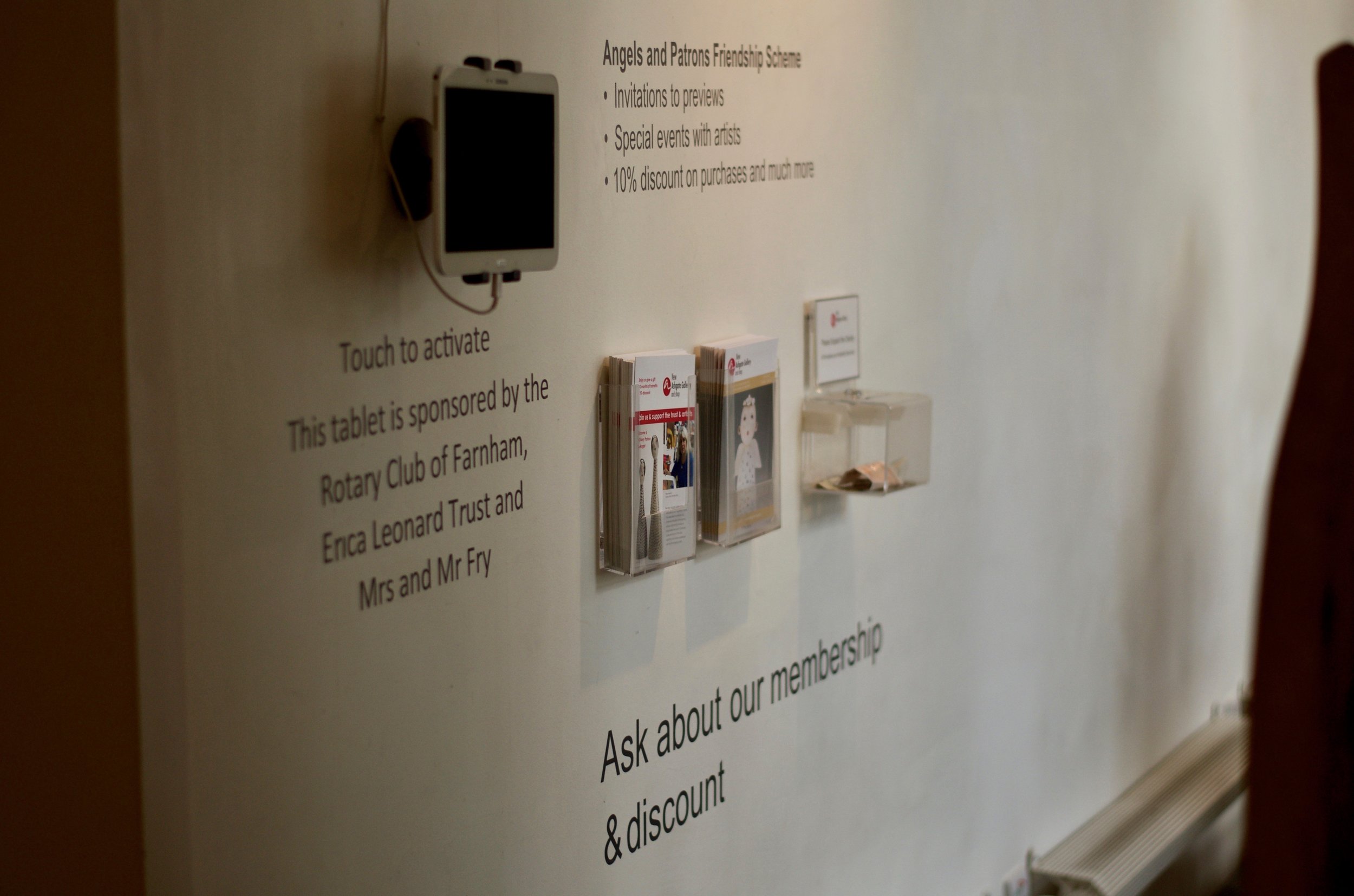 At the gallery