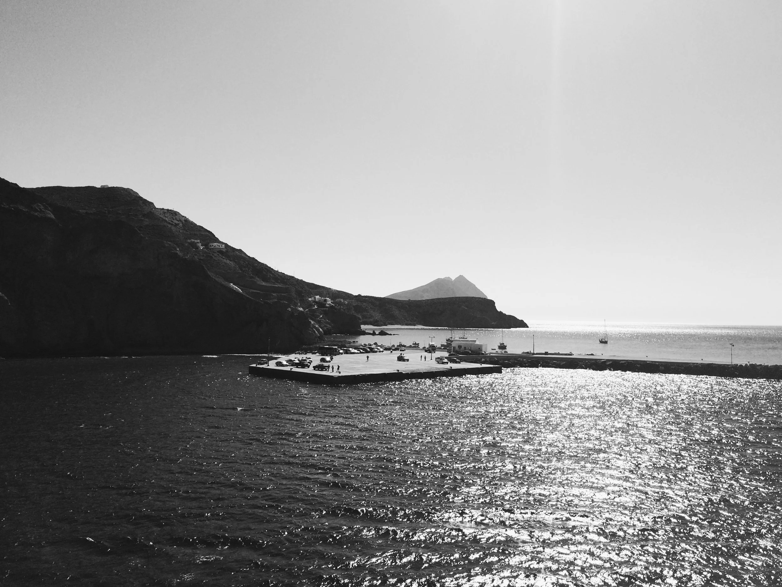 'Arrival at Anafi', Anafi, the Cyclades, 2016.JPG