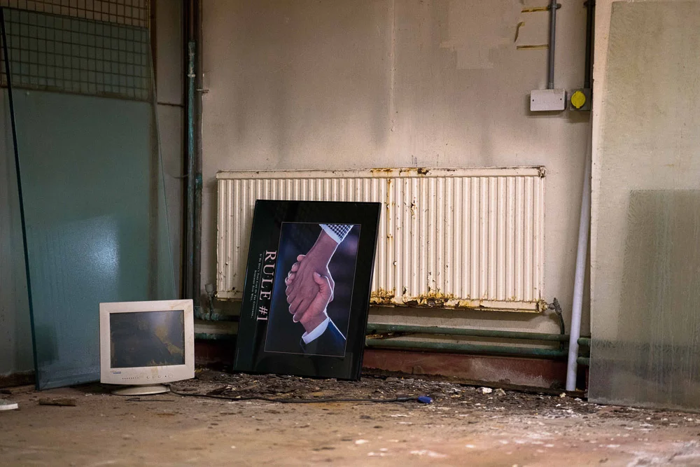 Images from the series Shouldn't Throw Stones