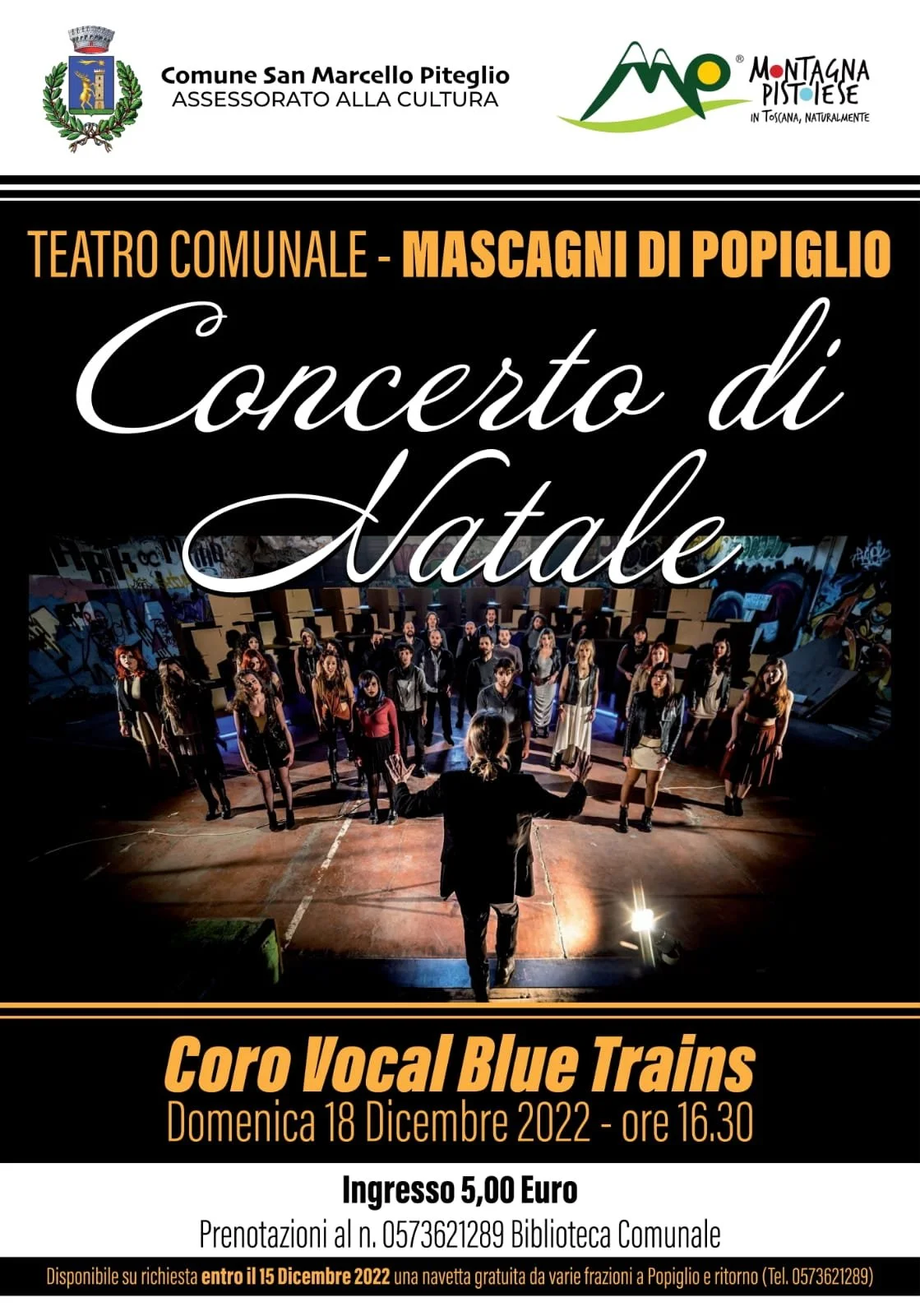 Vocal Blue Trains Live at Teatro Mascagni, Popiglio