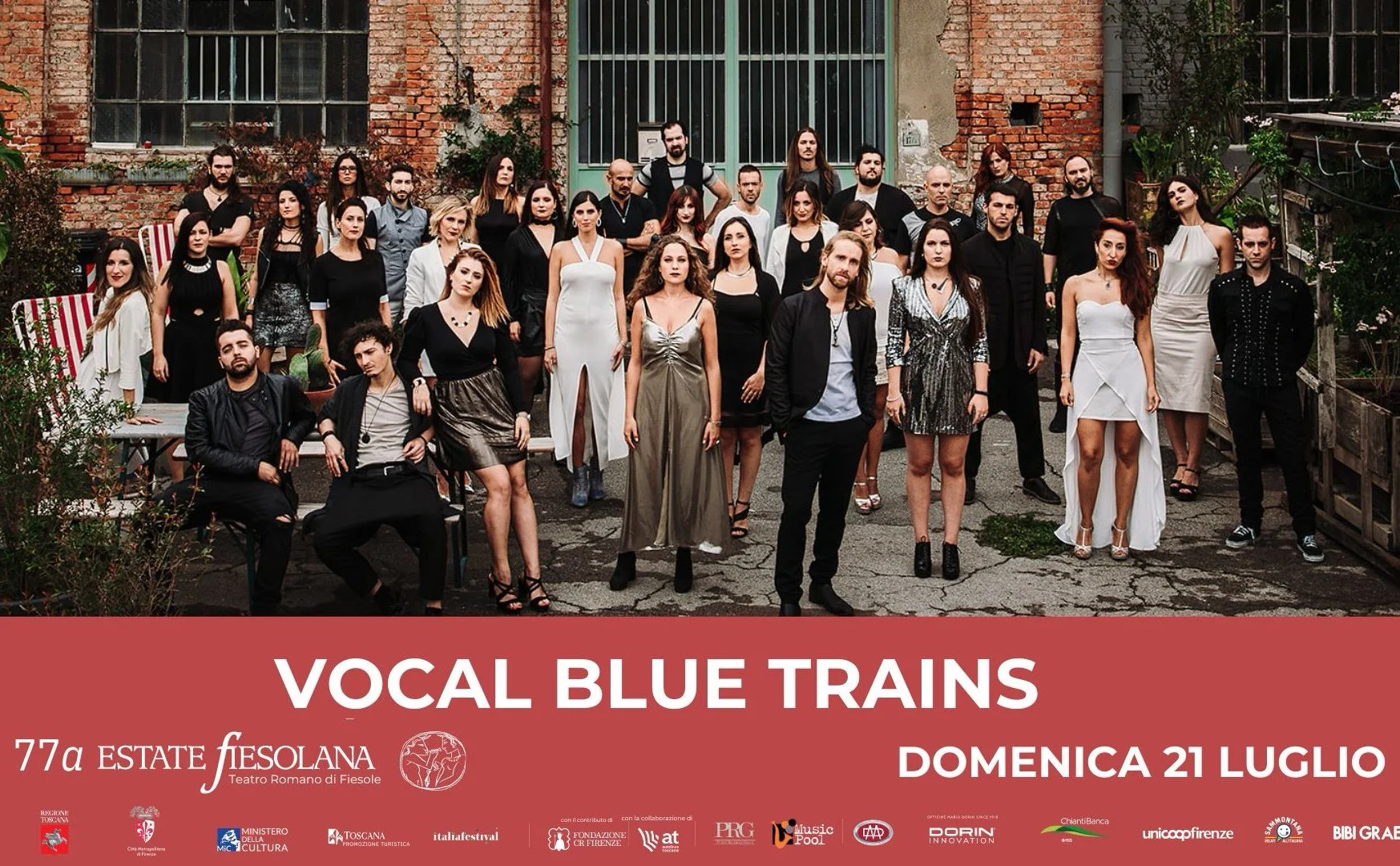 MUZIKI &amp; VOCAL BLUE TRAINS live at Teatro Romano of Fiesole