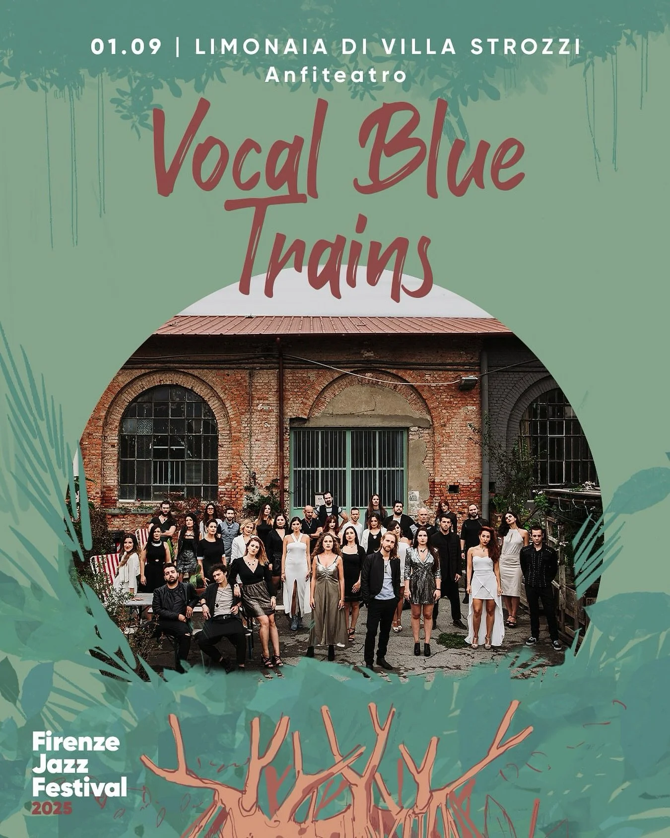 Vocal Blue Trains Live at the Limonaia di Villa Strozzi