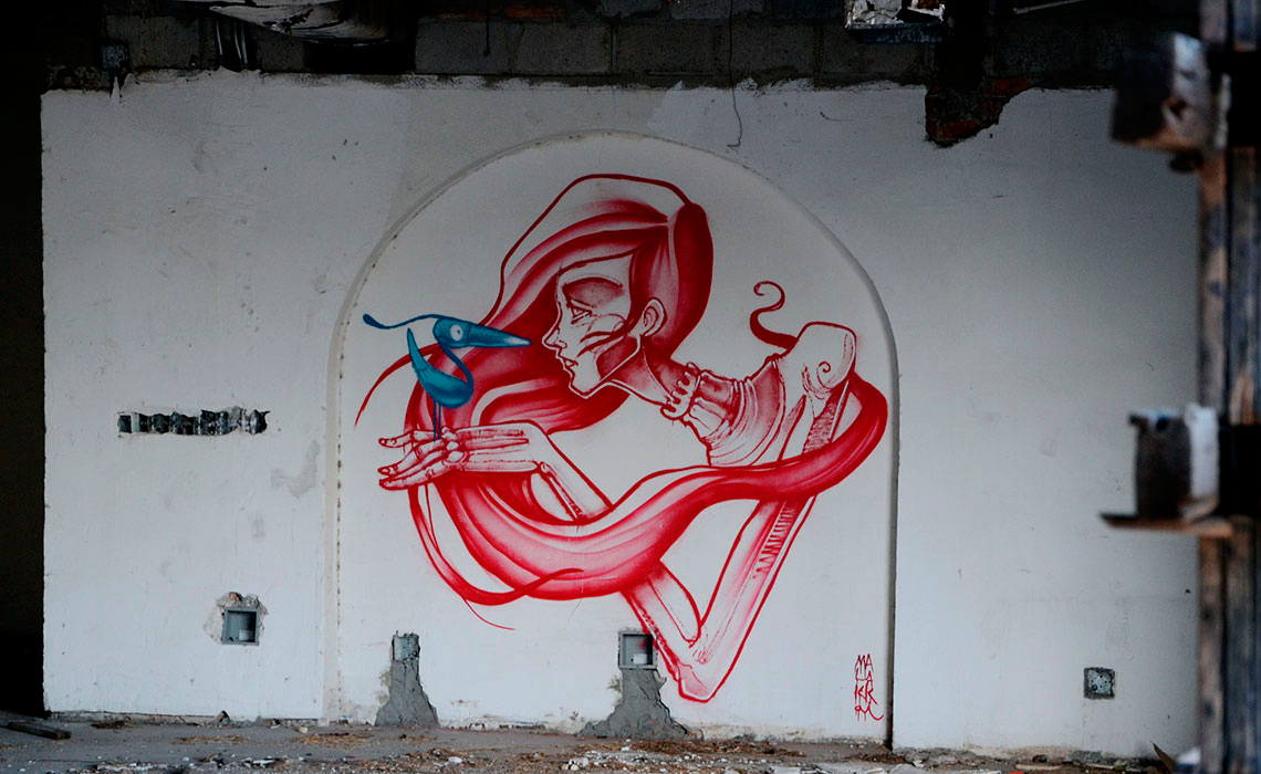 Street art-kunstner (Galleri Grisk)