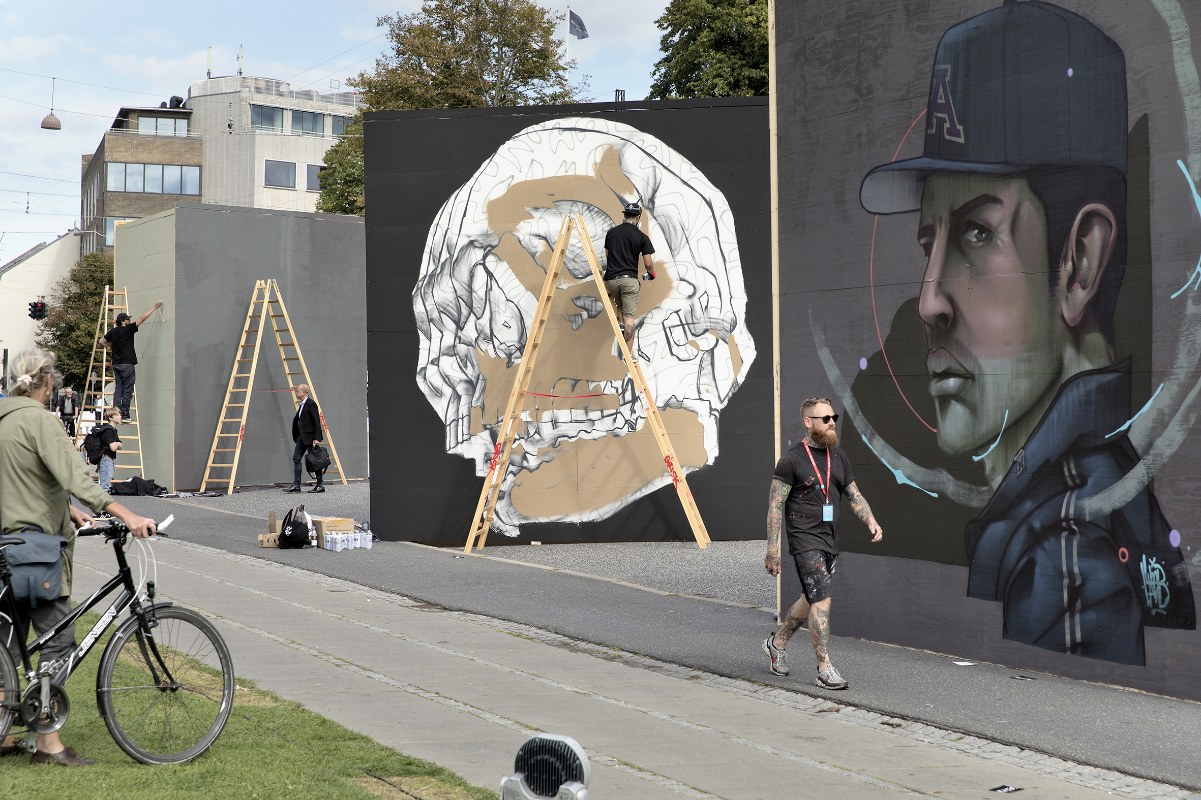 Street art-festival in Aarhus