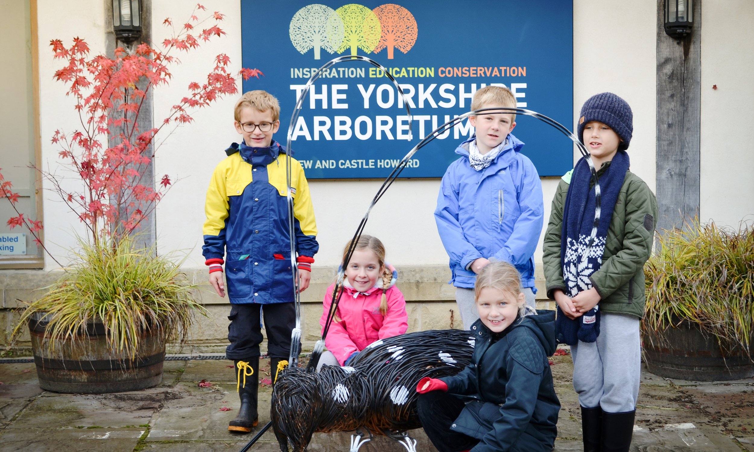 Searching for ugly bugs at the Yorkshire Arboretum this half term - October 2015