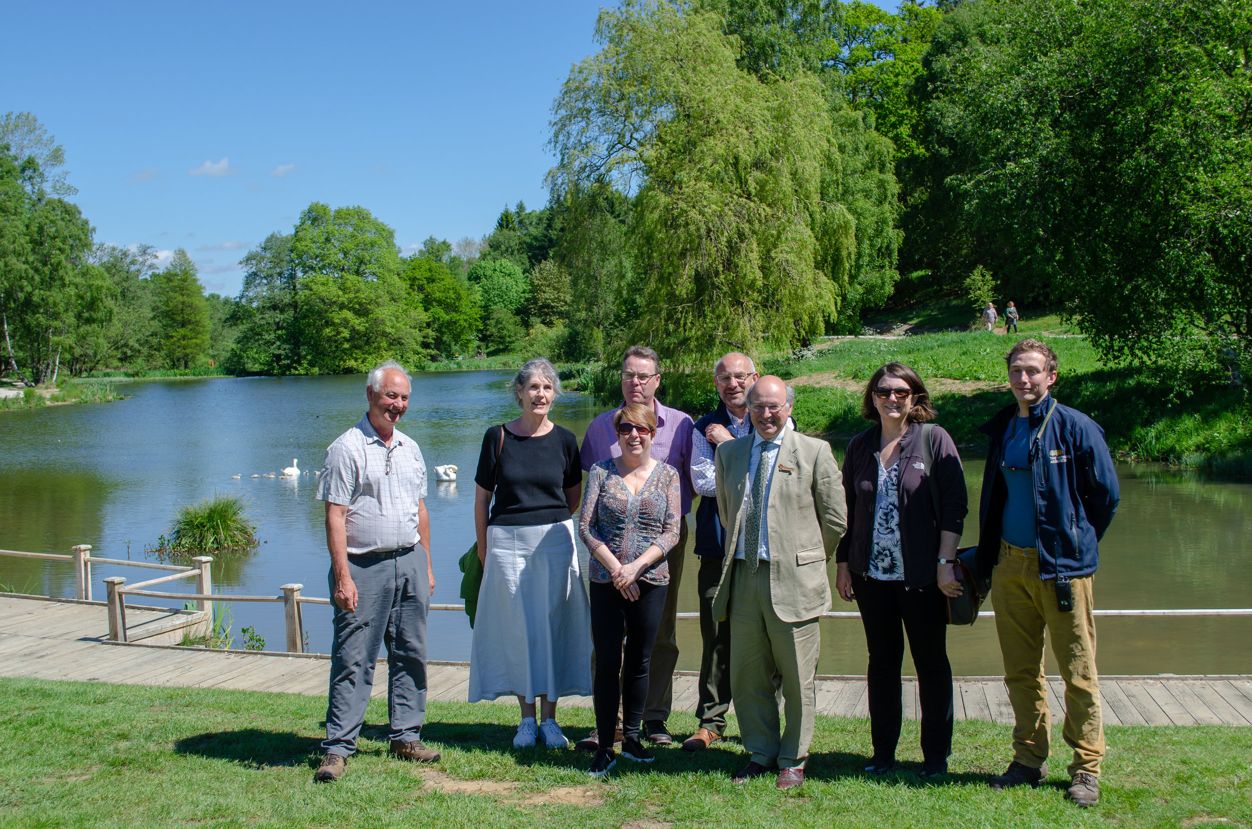 Lord Gardiner of Kimble, Parliamentary Under Secretary of State for Rural Affairs and Biosecurity Visits Yorkshire Arboretum